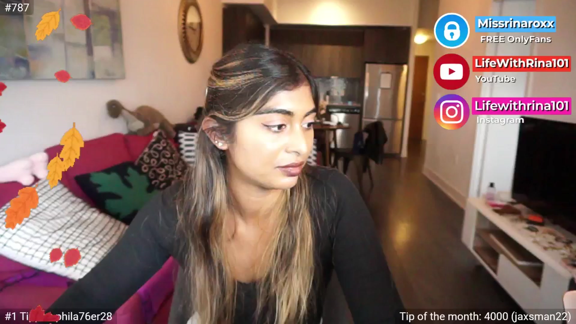 Gallery image thumbnail from Missrinaroxx's myfreecams stream on, 09/22/2025, 18:53 image 19 of 20