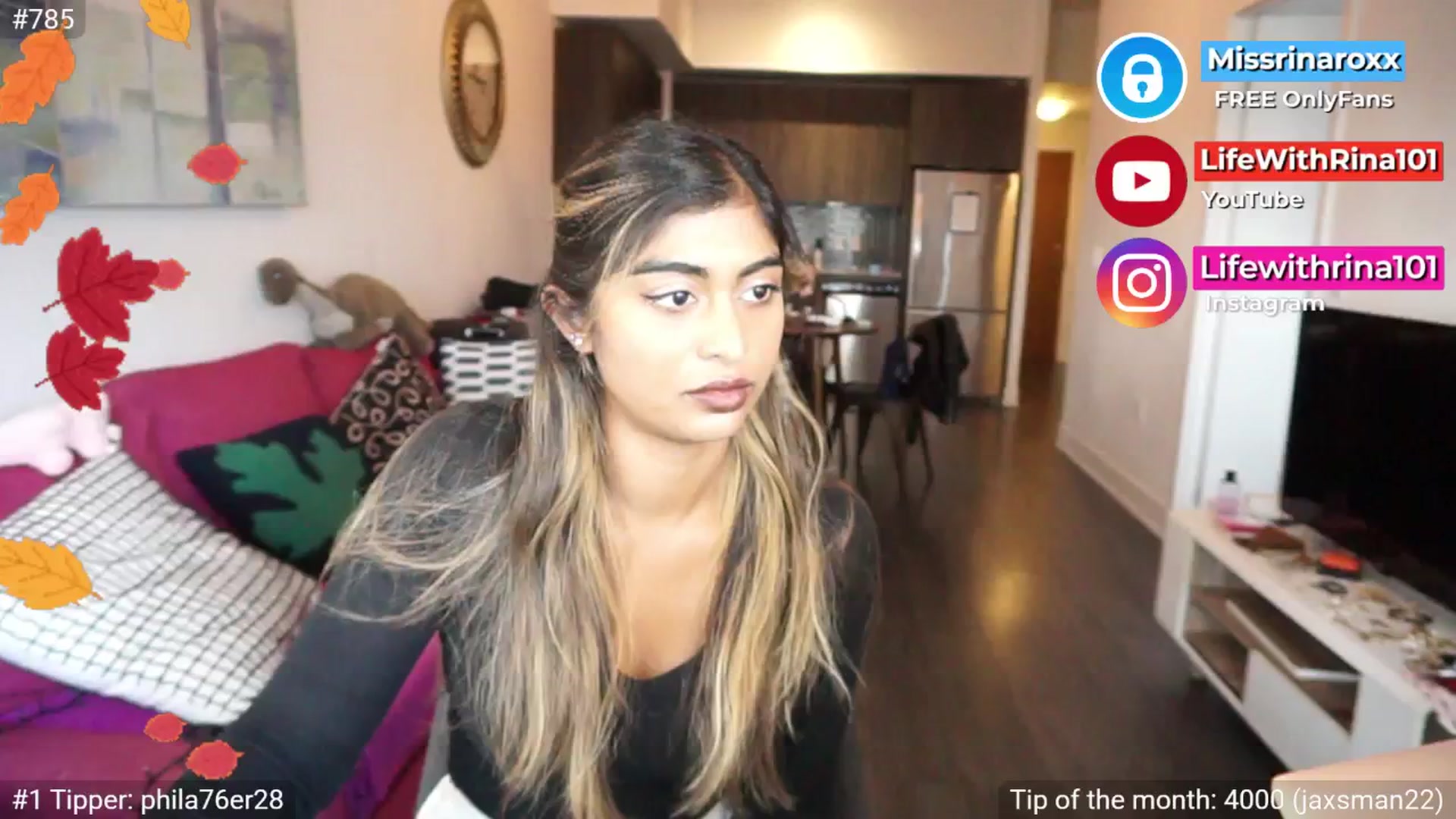 Gallery image thumbnail from Missrinaroxx's myfreecams stream on, 09/22/2025, 18:53 image 3 of 20
