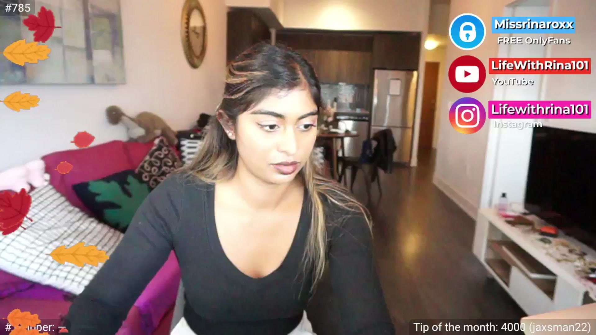 Gallery image thumbnail from Missrinaroxx's myfreecams stream on, 09/22/2025, 18:53 image 2 of 20