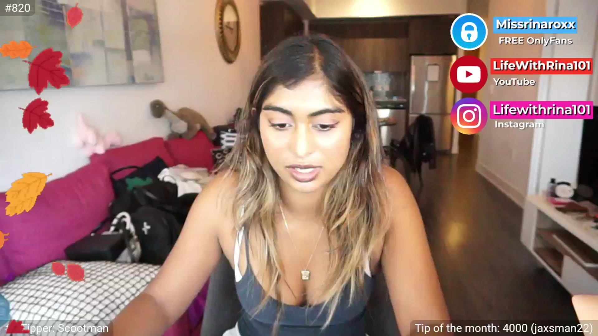 Gallery image thumbnail from Missrinaroxx's myfreecams stream on, 09/23/2025, 19:15 image 8 of 20