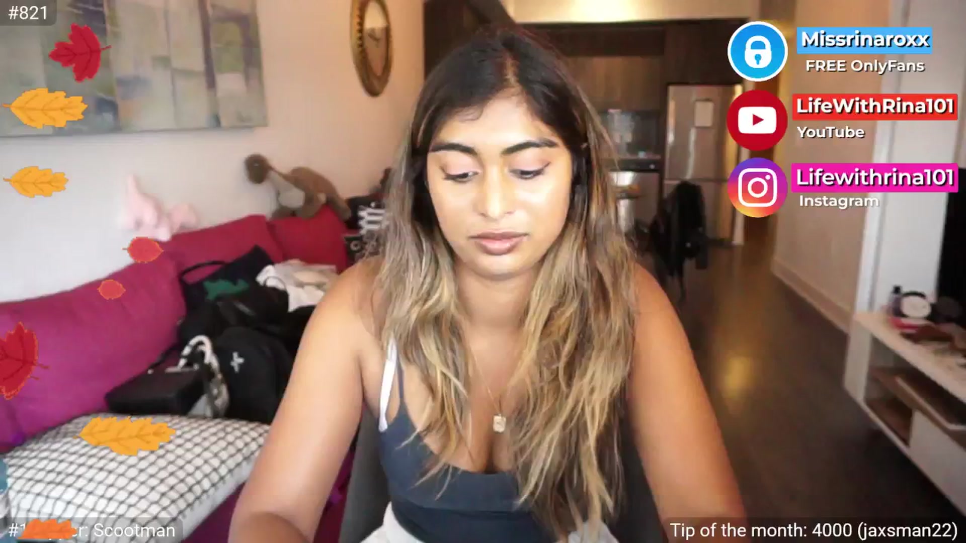 Gallery image thumbnail from Missrinaroxx's myfreecams stream on, 09/23/2025, 19:15 image 16 of 20