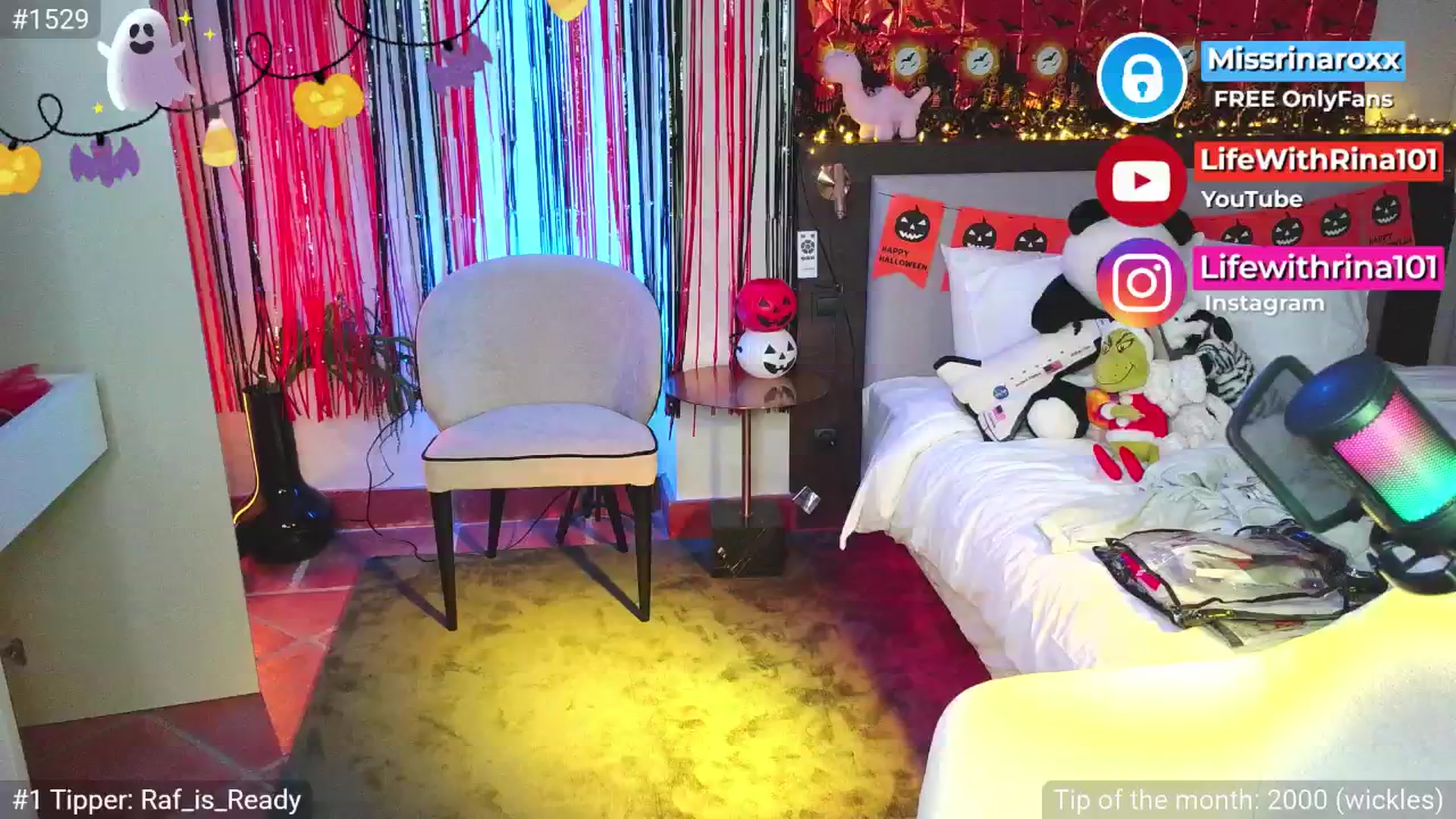 Gallery image thumbnail from Missrinaroxx's myfreecams stream on, 10/27/2025, 21:47 image 6 of 20