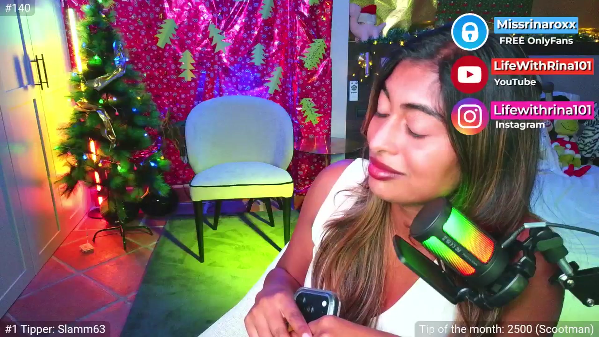 Gallery image thumbnail from Missrinaroxx's myfreecams stream on, 11/09/2025, 22:32 image 13 of 20
