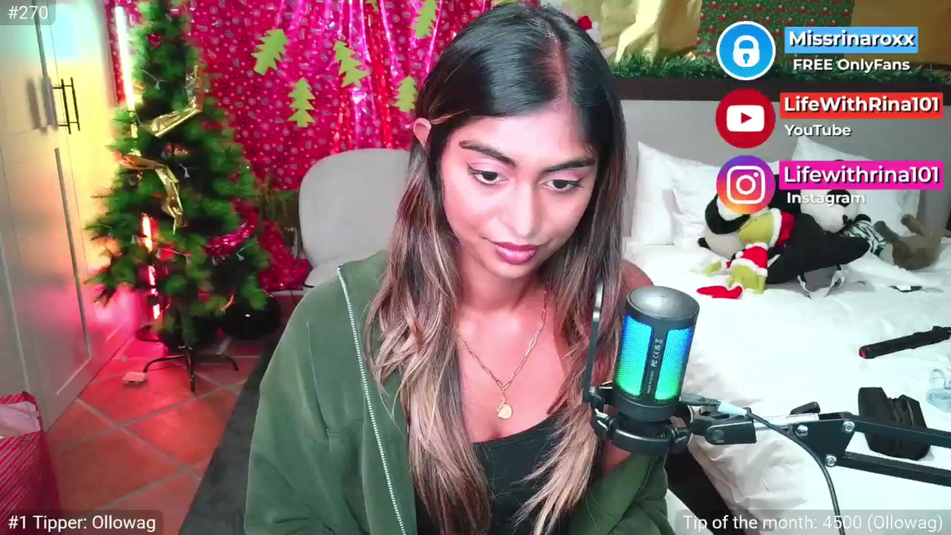 Gallery image thumbnail from Missrinaroxx's myfreecams stream on, 12/04/2025, 22:27 image 11 of 20