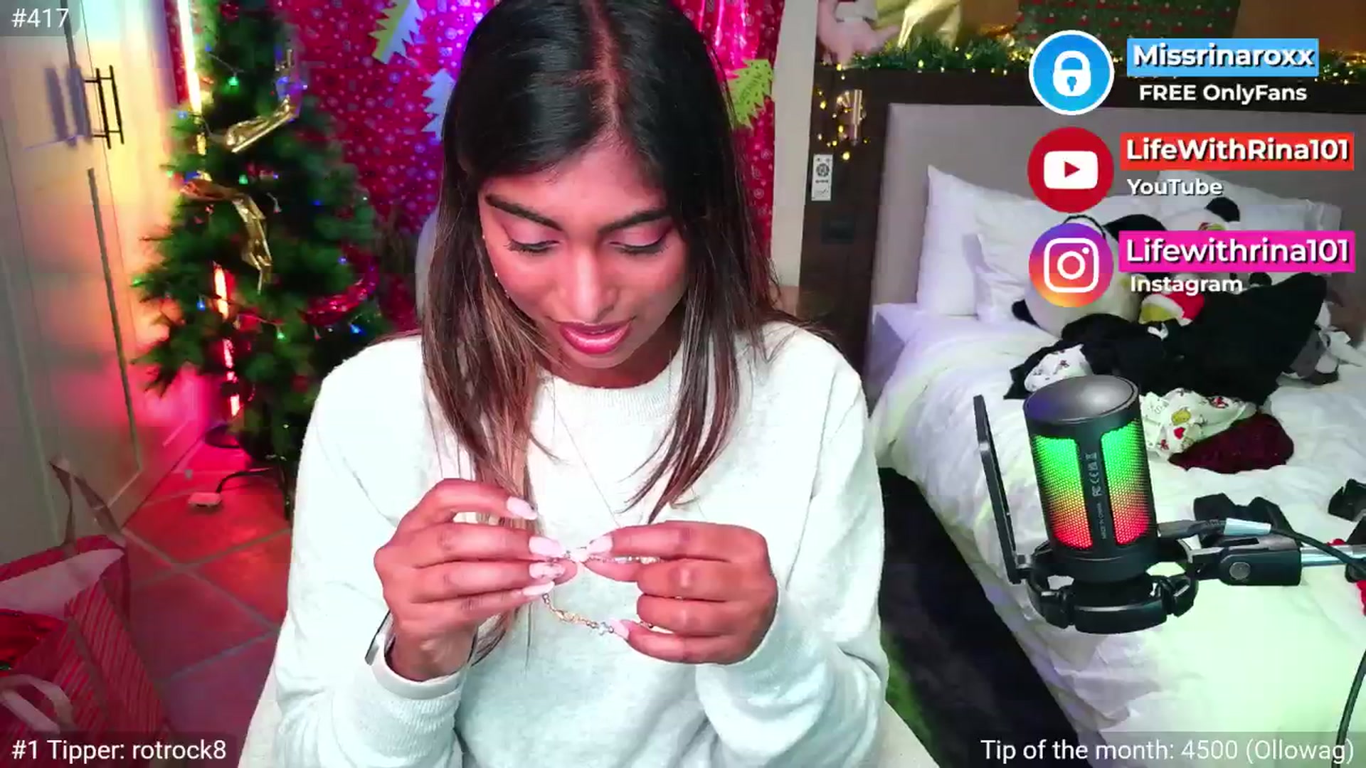 Gallery image thumbnail from Missrinaroxx's myfreecams stream on, 12/08/2025, 21:41 image 6 of 20