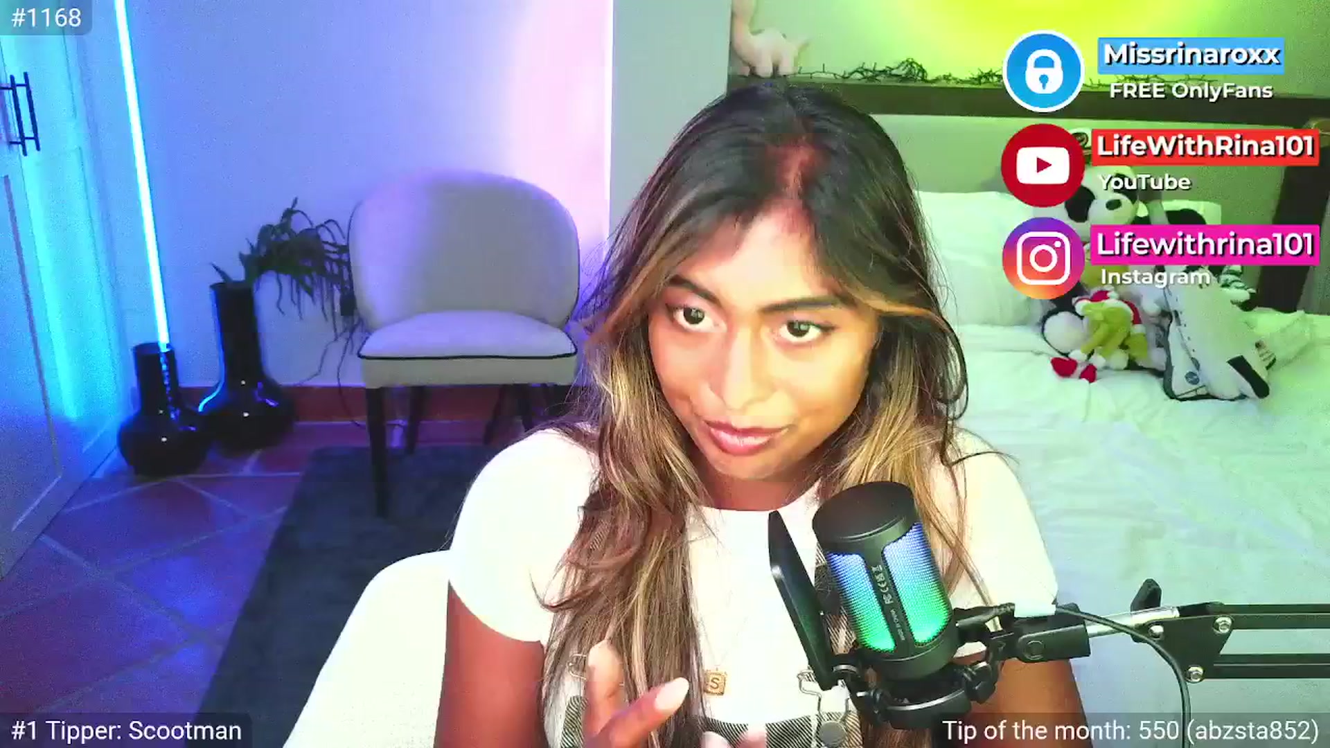 Gallery image thumbnail from Missrinaroxx's myfreecams stream on, 04/17/2026, 20:04 image 12 of 20