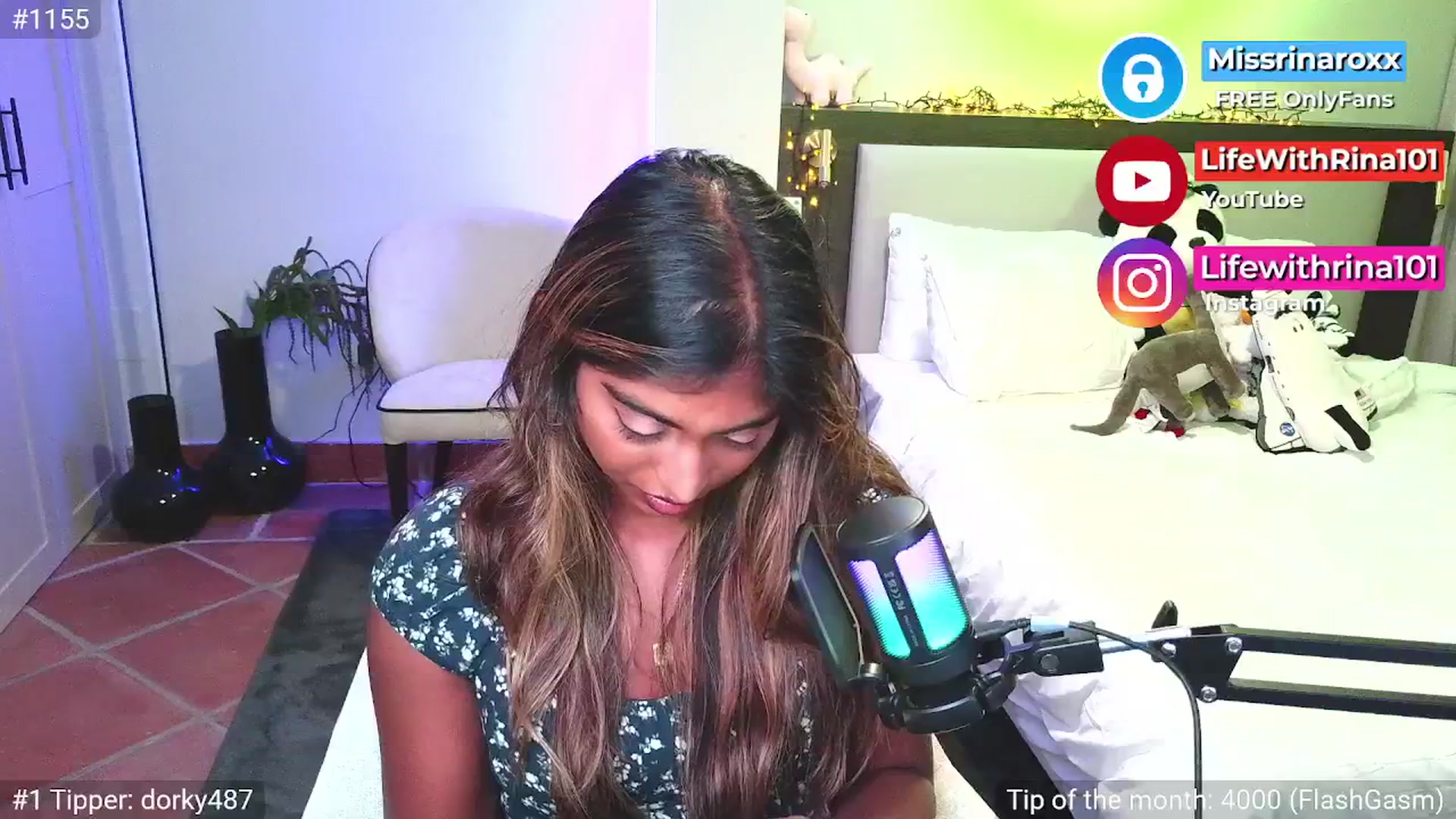 Gallery image thumbnail from Missrinaroxx's myfreecams stream on, 04/22/2026, 19:55 image 20 of 20
