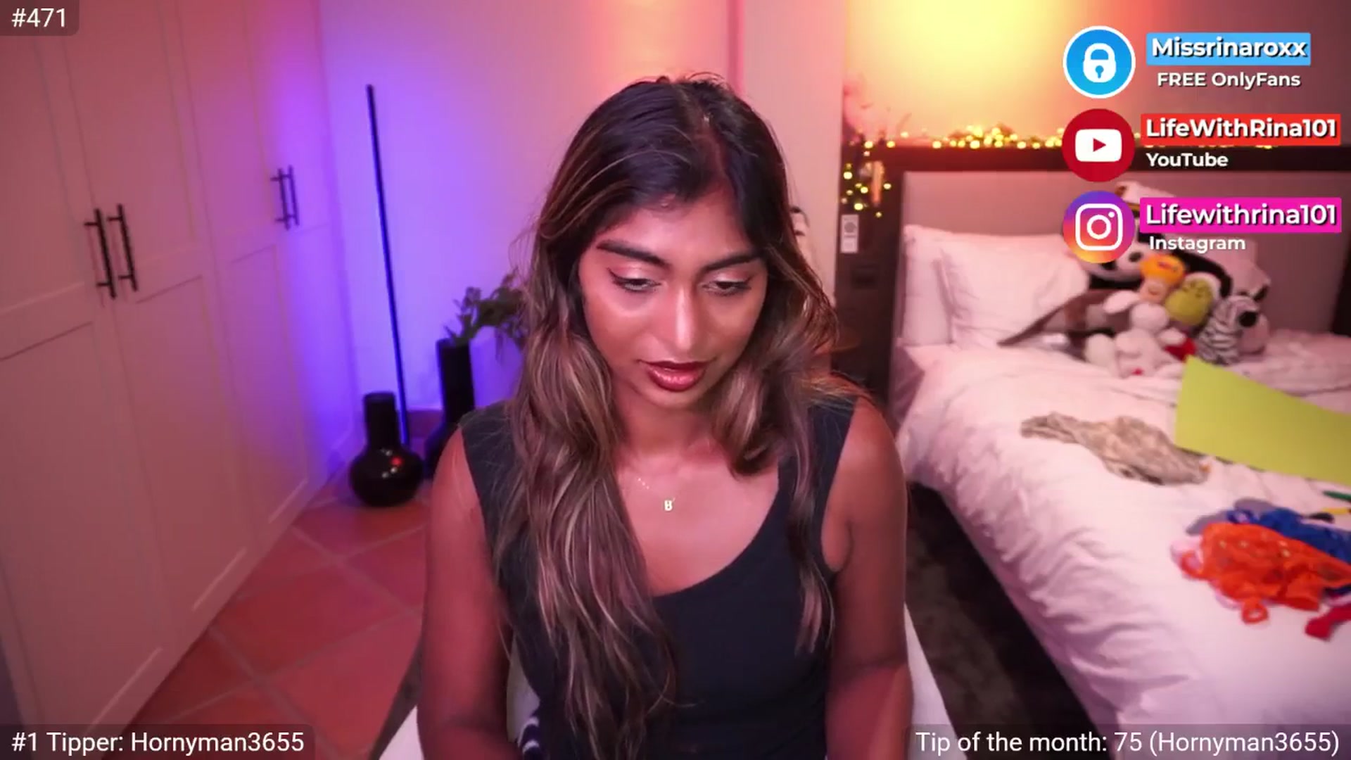 Gallery image thumbnail from Missrinaroxx's myfreecams stream on, 05/01/2026, 21:00 image 6 of 20