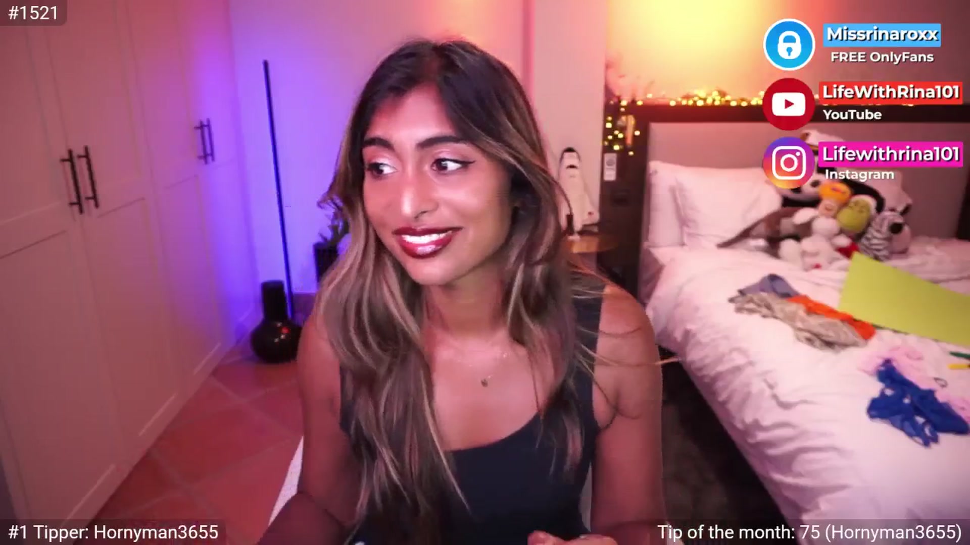 Gallery image thumbnail from Missrinaroxx's myfreecams stream on, 05/01/2026, 21:00 image 2 of 20