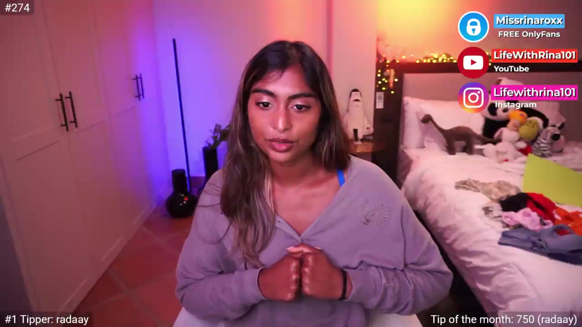 Gallery image thumbnail from Missrinaroxx's myfreecams stream on, 05/02/2026, 20:32 image 15 of 20