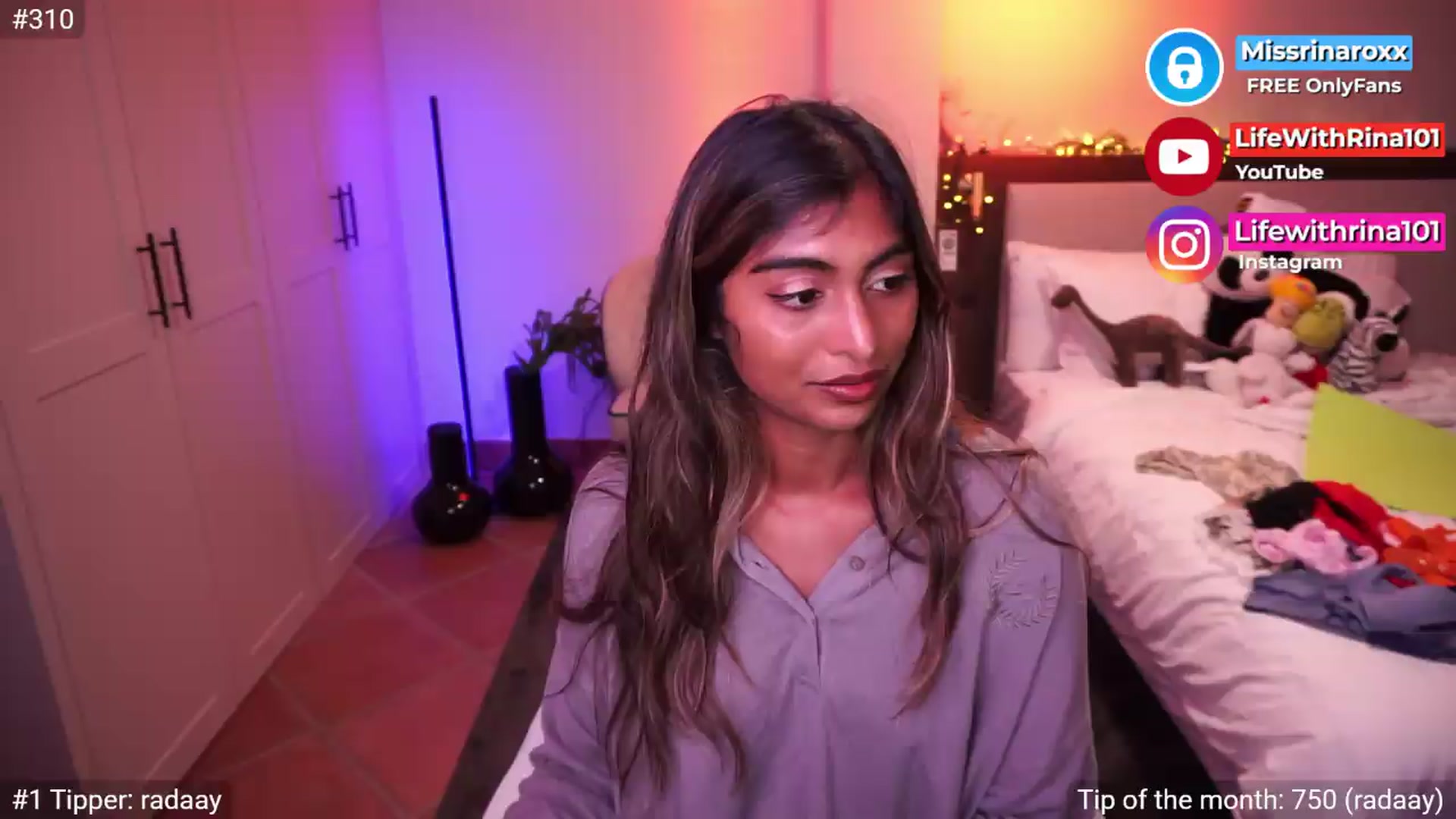 Gallery image thumbnail from Missrinaroxx's myfreecams stream on, 05/02/2026, 20:32 image 7 of 20