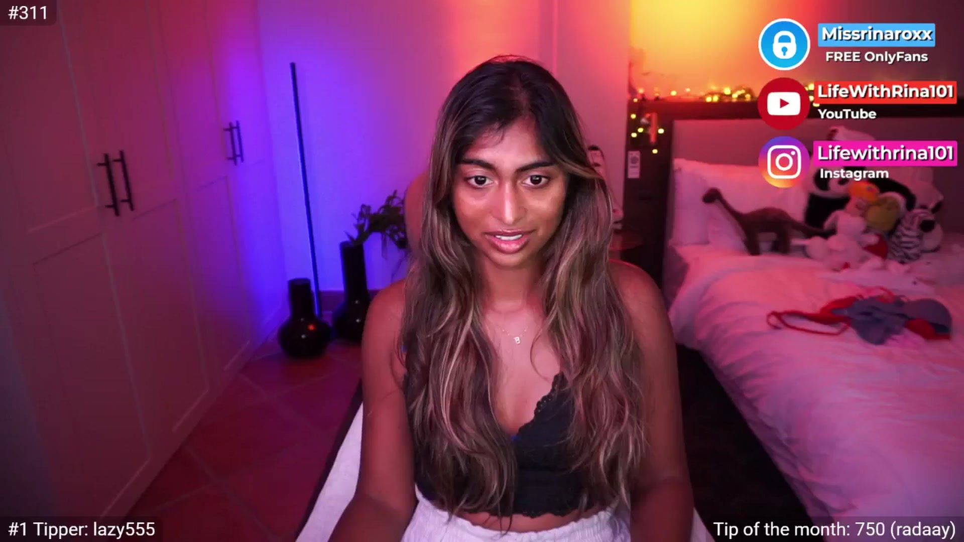 Gallery image thumbnail from Missrinaroxx's myfreecams stream on, 05/03/2026, 19:46 image 19 of 20