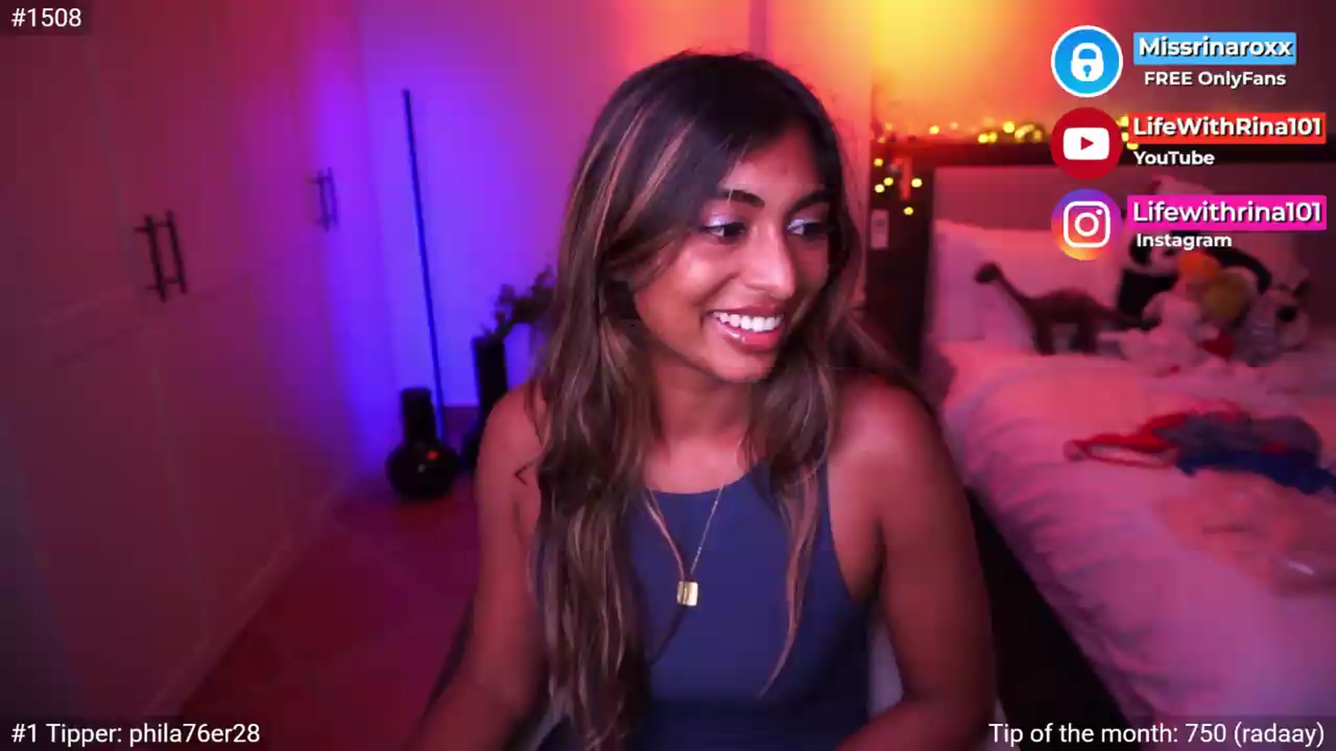 Gallery image thumbnail from Missrinaroxx's myfreecams stream on, 05/13/2026, 20:38 image 3 of 20