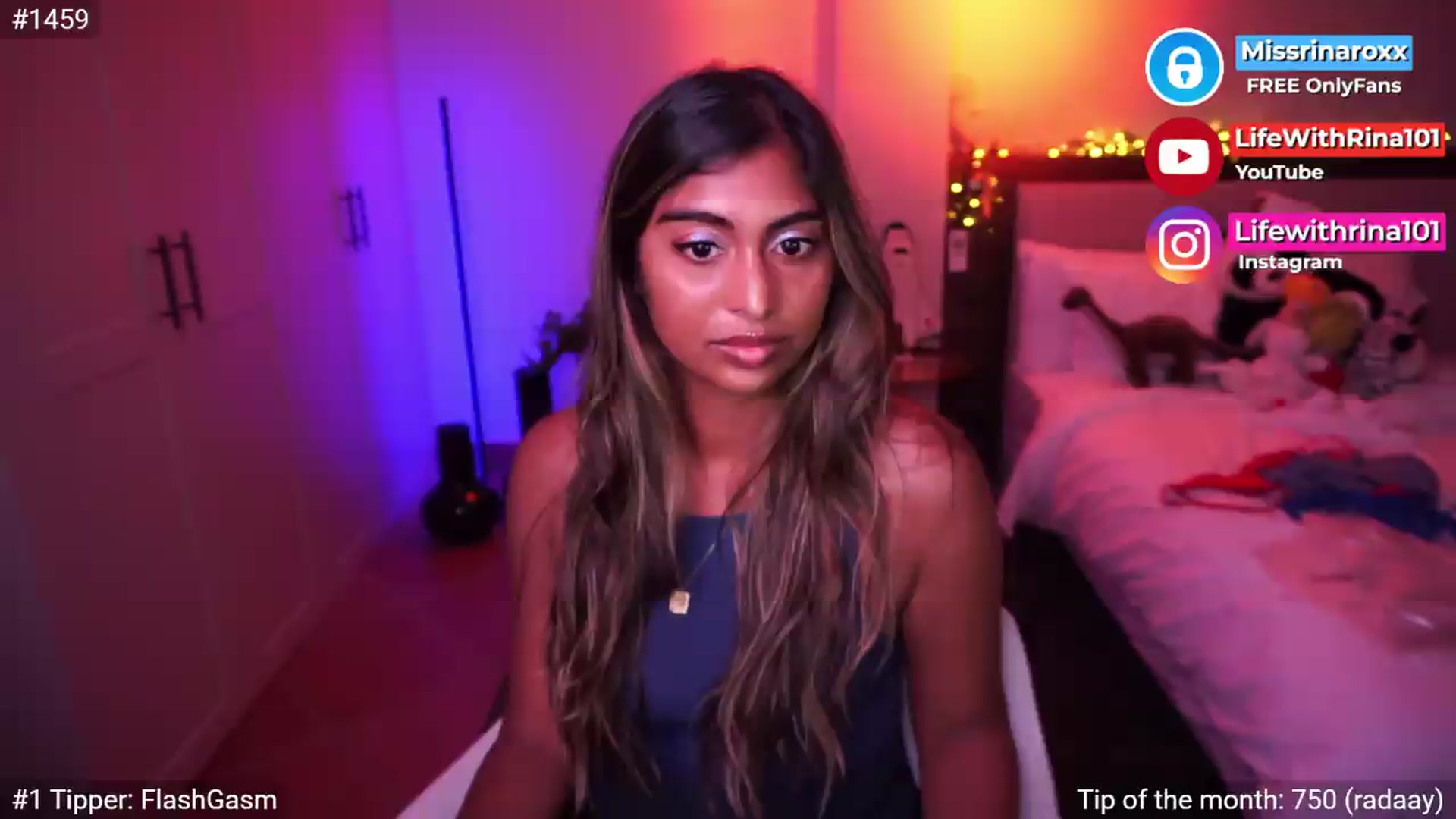Gallery image thumbnail from Missrinaroxx's myfreecams stream on, 05/13/2026, 20:38 image 10 of 20