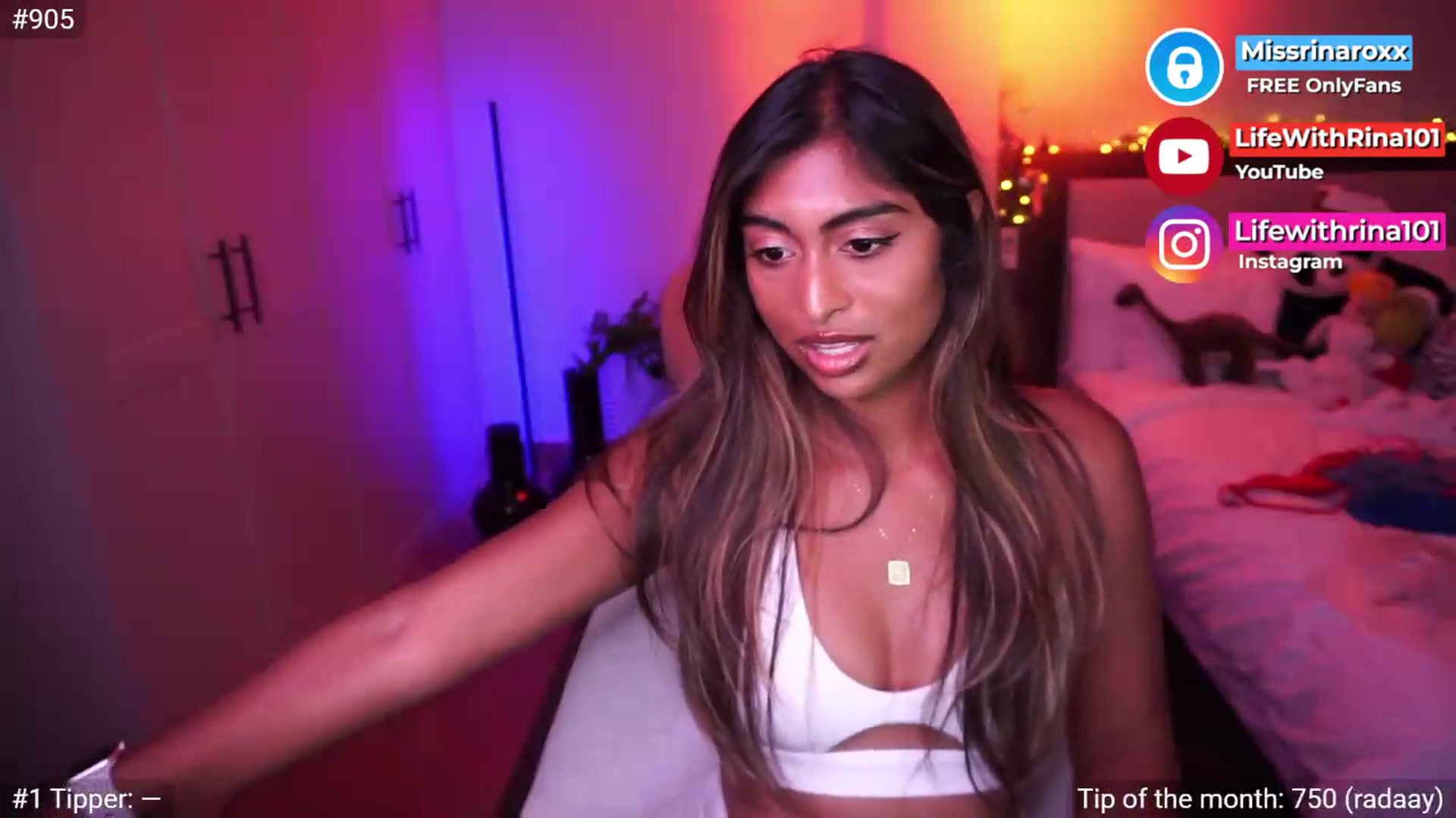 Gallery image thumbnail from Missrinaroxx's myfreecams stream on, 05/14/2026, 20:18 image 13 of 20