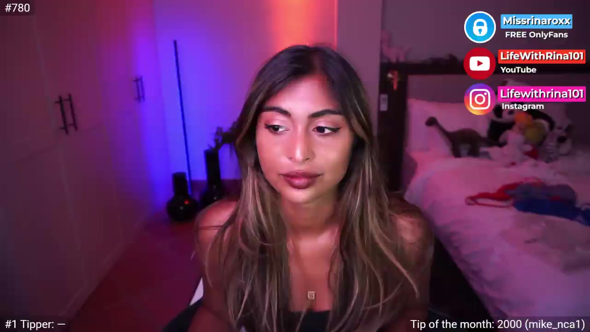 Gallery image thumbnail from Missrinaroxx's myfreecams stream on, 05/15/2026, 19:33 image 1 of 20