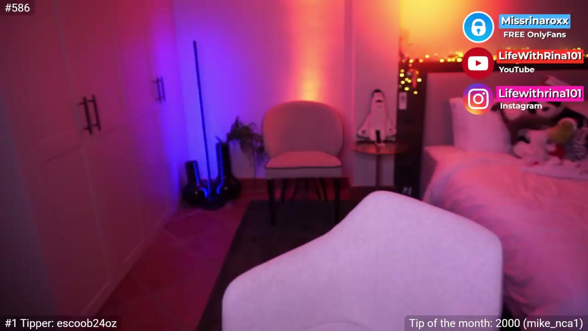 Gallery image thumbnail from Missrinaroxx's myfreecams stream on, 05/17/2026, 19:42 image 1 of 20
