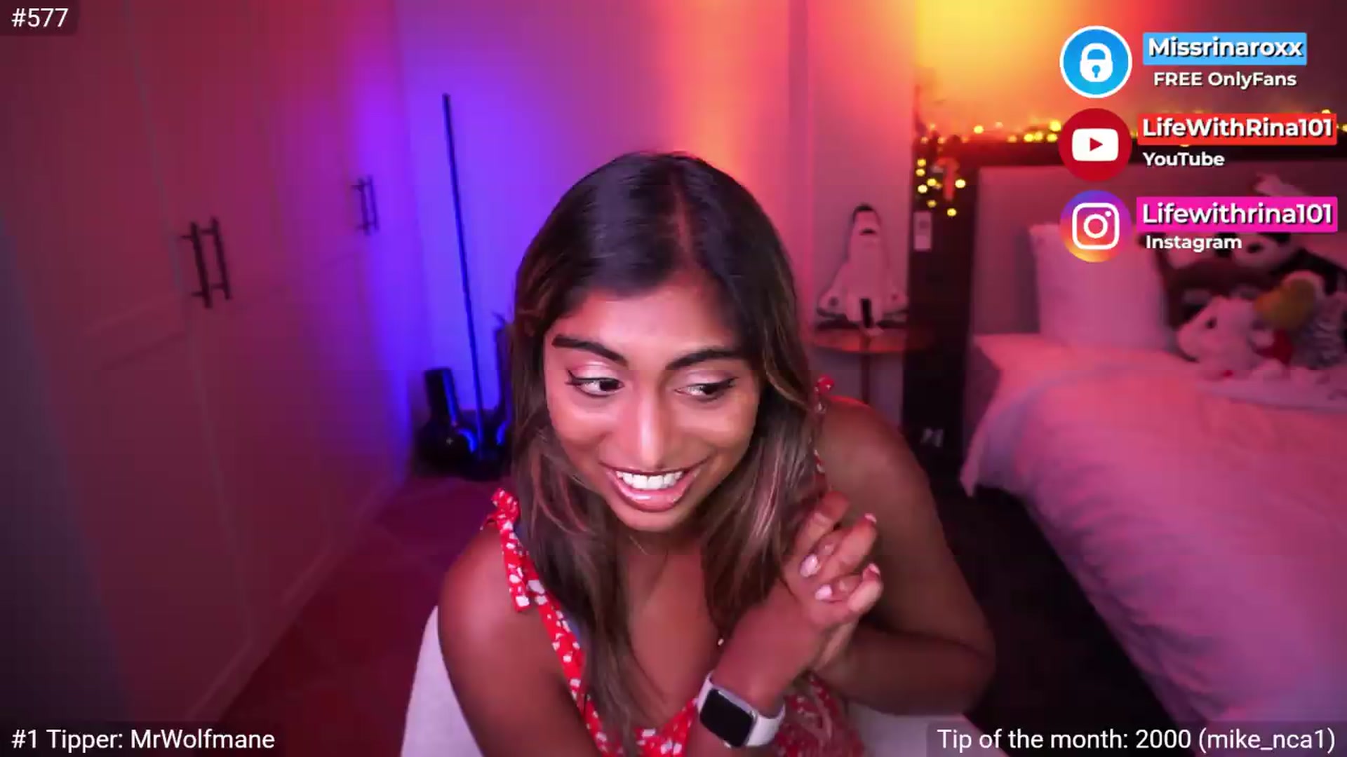 Gallery image thumbnail from Missrinaroxx's myfreecams stream on, 05/17/2026, 19:42 image 20 of 20