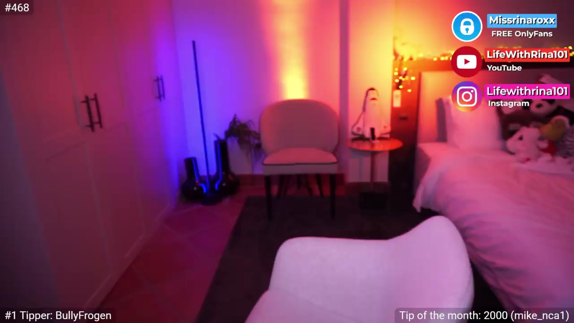 Gallery image thumbnail from Missrinaroxx's myfreecams stream on, 05/18/2026, 19:32 image 20 of 20