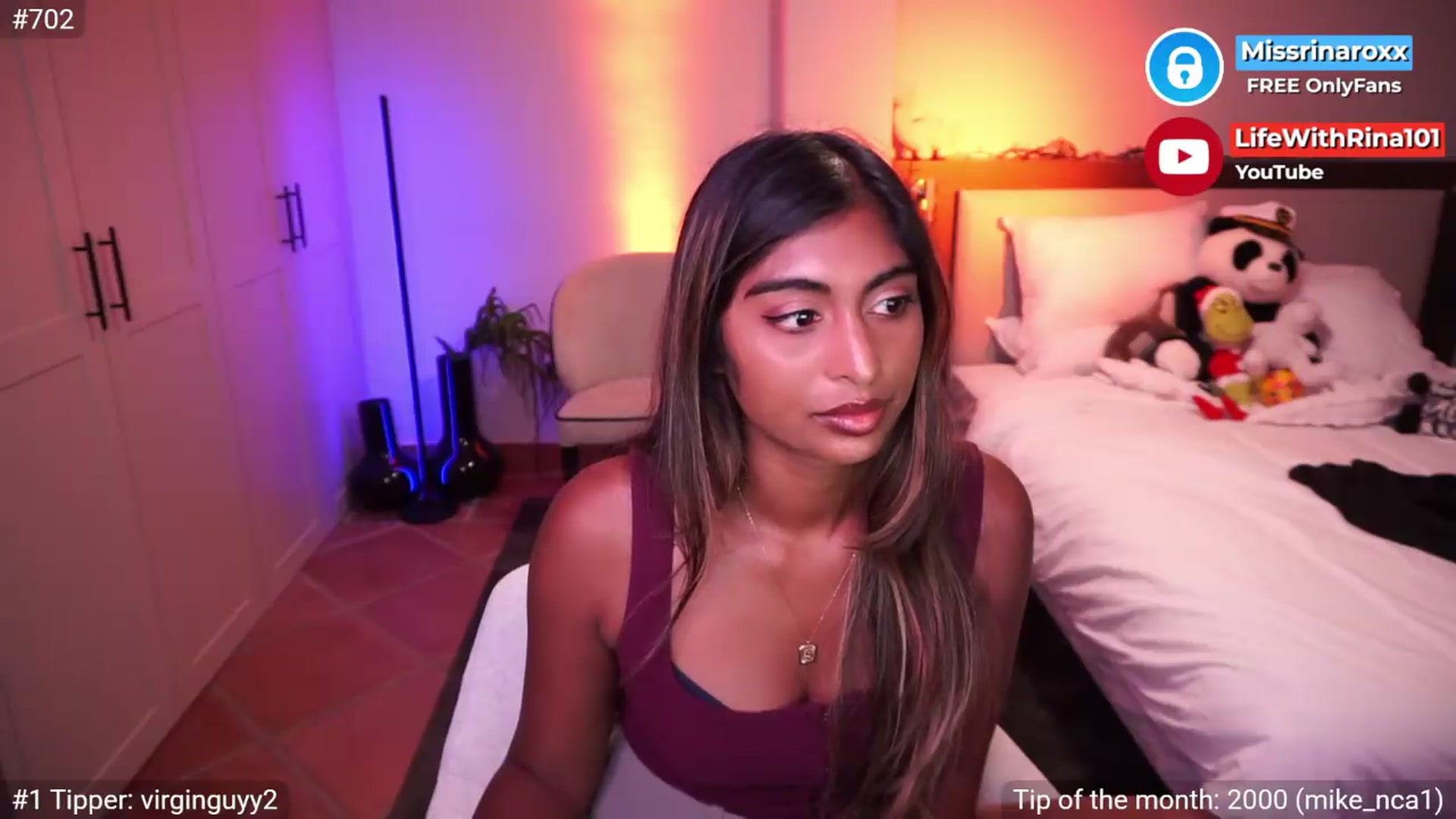 Gallery image thumbnail from Missrinaroxx's myfreecams stream on, 05/25/2026, 19:47 image 19 of 20