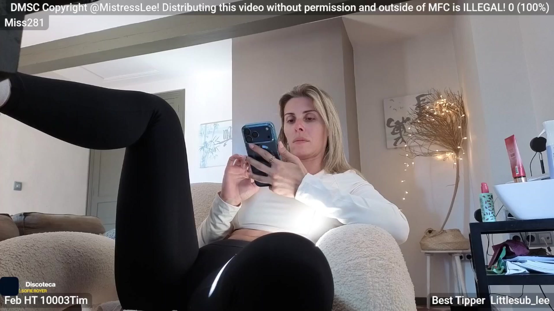 Gallery image thumbnail from Mistress_Lee's myfreecams stream on, 02/24/2026, 14:17 image 1 of 20