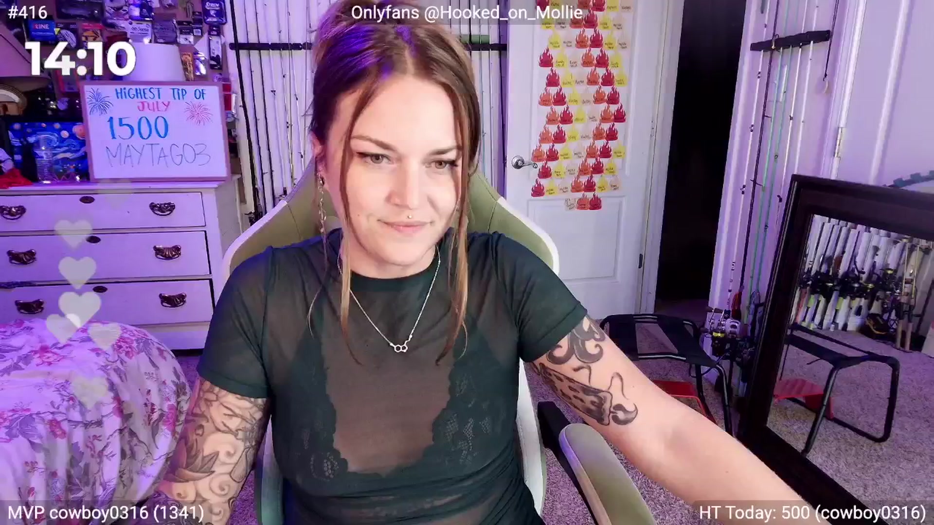 Gallery image thumbnail from MollieRose_'s myfreecams stream on, 07/22/2025, 03:05 image 2 of 20