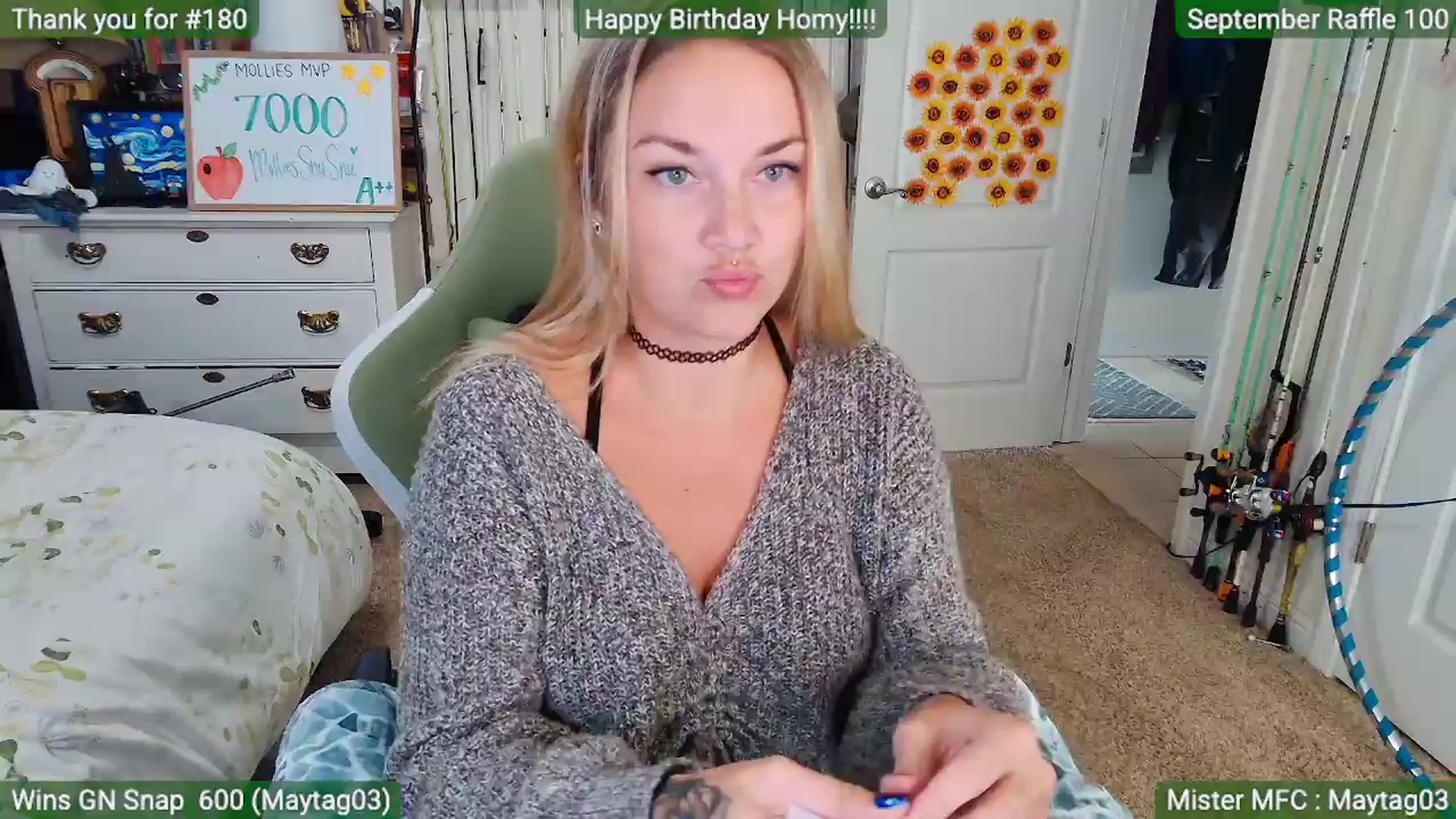 Gallery image thumbnail from MollieRose_'s myfreecams stream on, 08/31/2026, 23:51 image 12 of 20