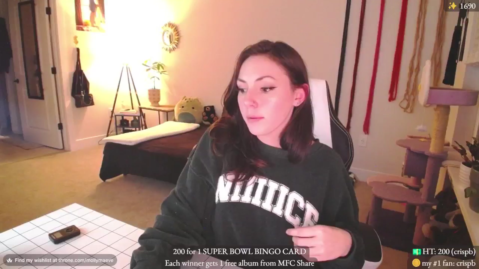 Gallery image thumbnail from MollyMaeve's myfreecams stream on, 02/12/2024, 24:01 image 20 of 20