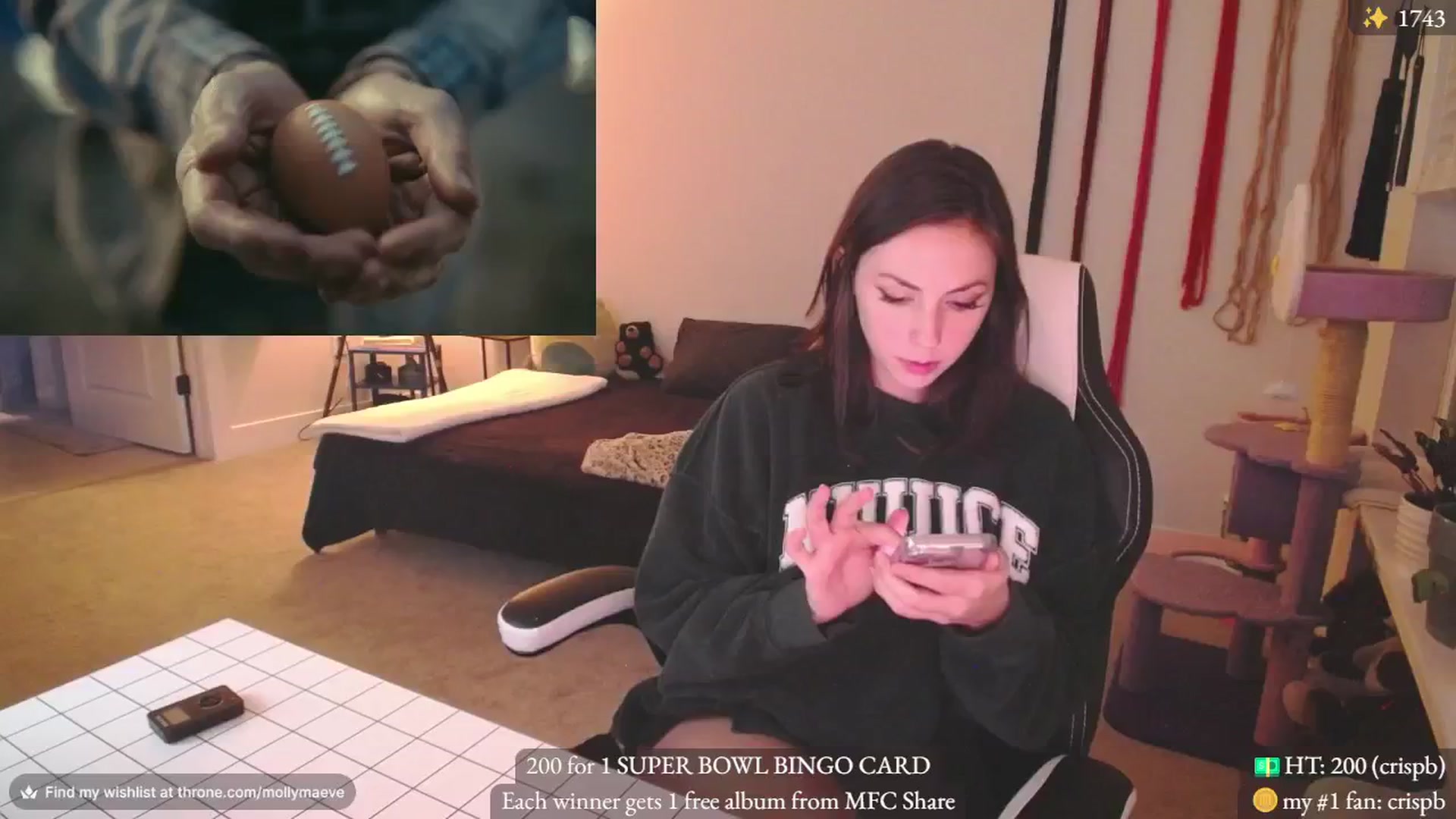 Gallery image thumbnail from MollyMaeve's myfreecams stream on, 02/12/2024, 24:01 image 10 of 20