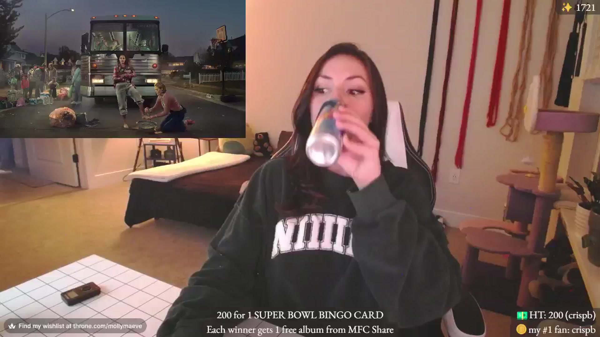 Gallery image thumbnail from MollyMaeve's myfreecams stream on, 02/12/2024, 24:01 image 17 of 20