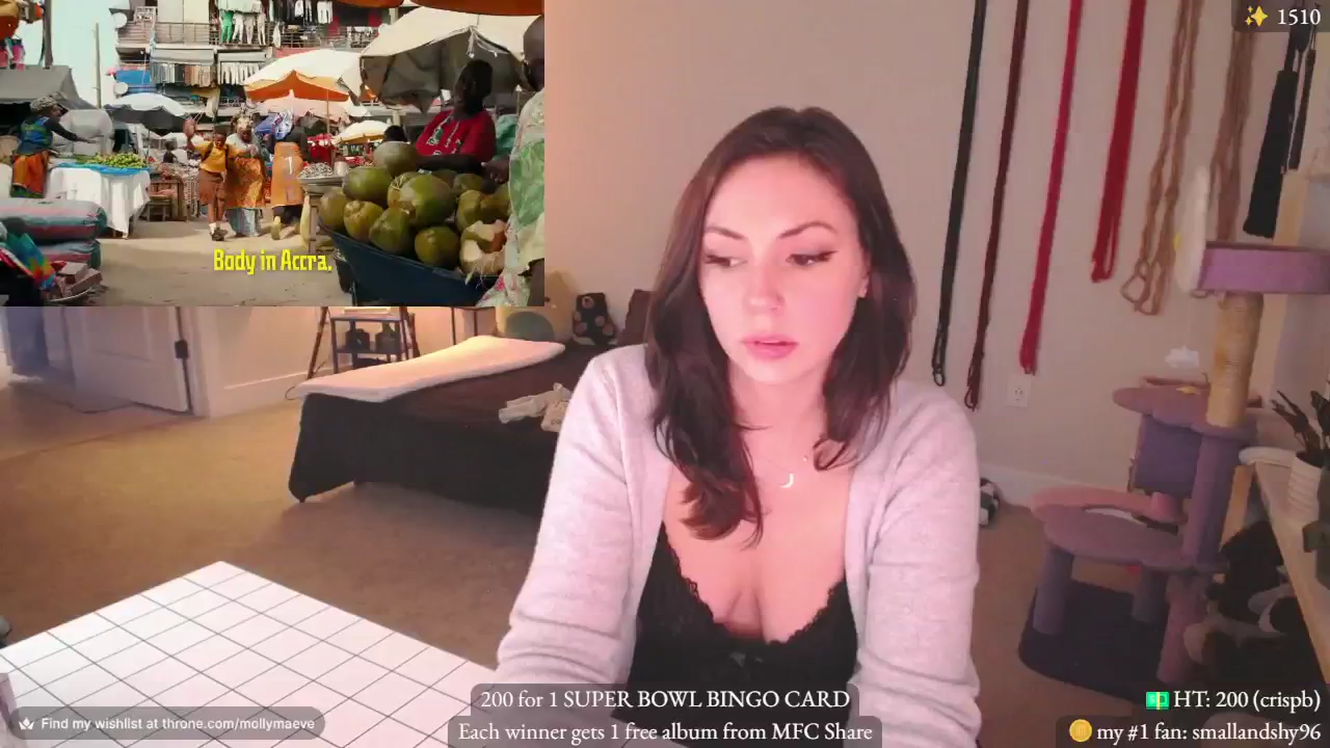 Gallery image thumbnail from MollyMaeve's myfreecams stream on, 02/12/2024, 02:07 image 16 of 20