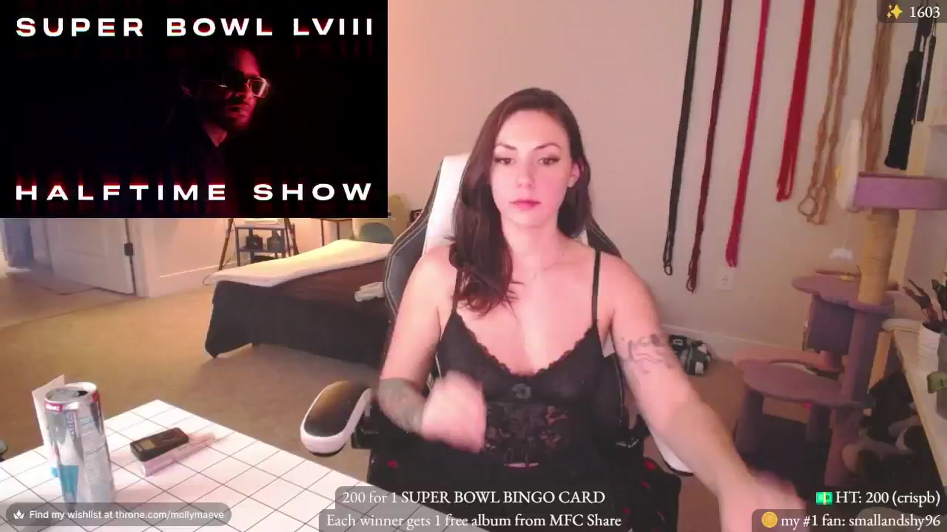 Gallery image thumbnail from MollyMaeve's myfreecams stream on, 02/12/2024, 02:07 image 3 of 20