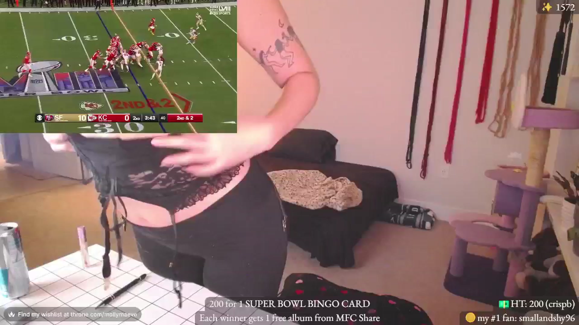 Gallery image thumbnail from MollyMaeve's myfreecams stream on, 02/12/2024, 02:07 image 8 of 20