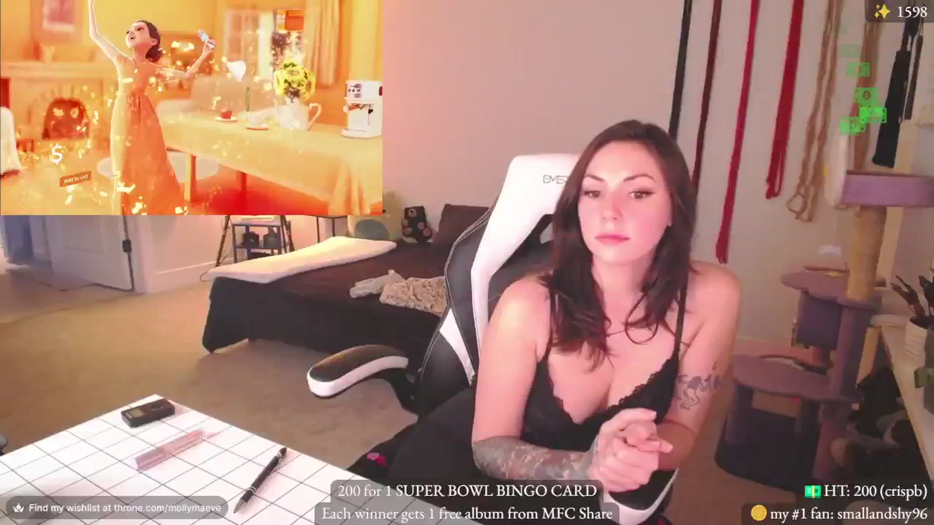Gallery image thumbnail from MollyMaeve's myfreecams stream on, 02/12/2024, 02:07 image 4 of 20