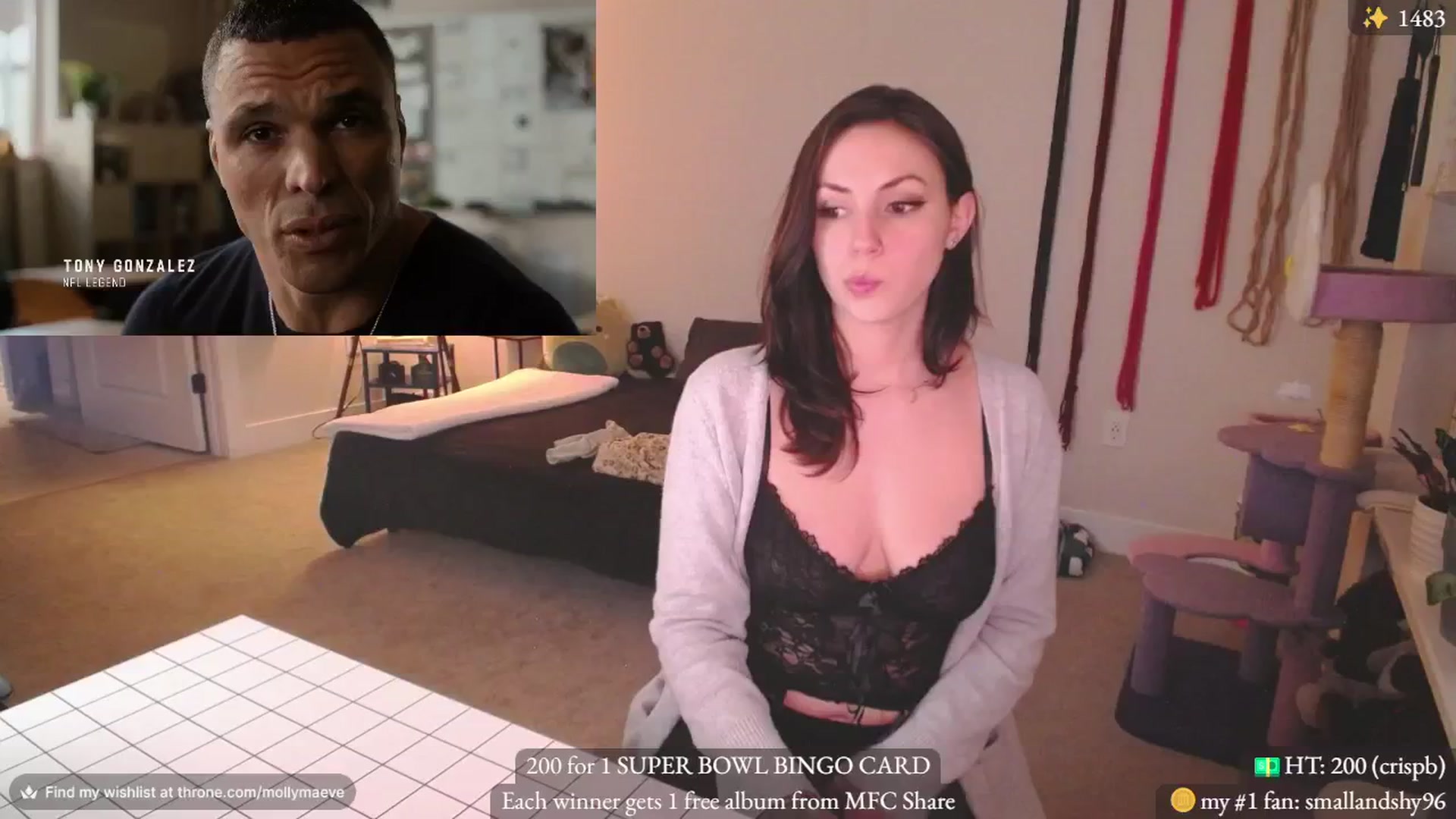 Gallery image thumbnail from MollyMaeve's myfreecams stream on, 02/12/2024, 04:10 image 1 of 20