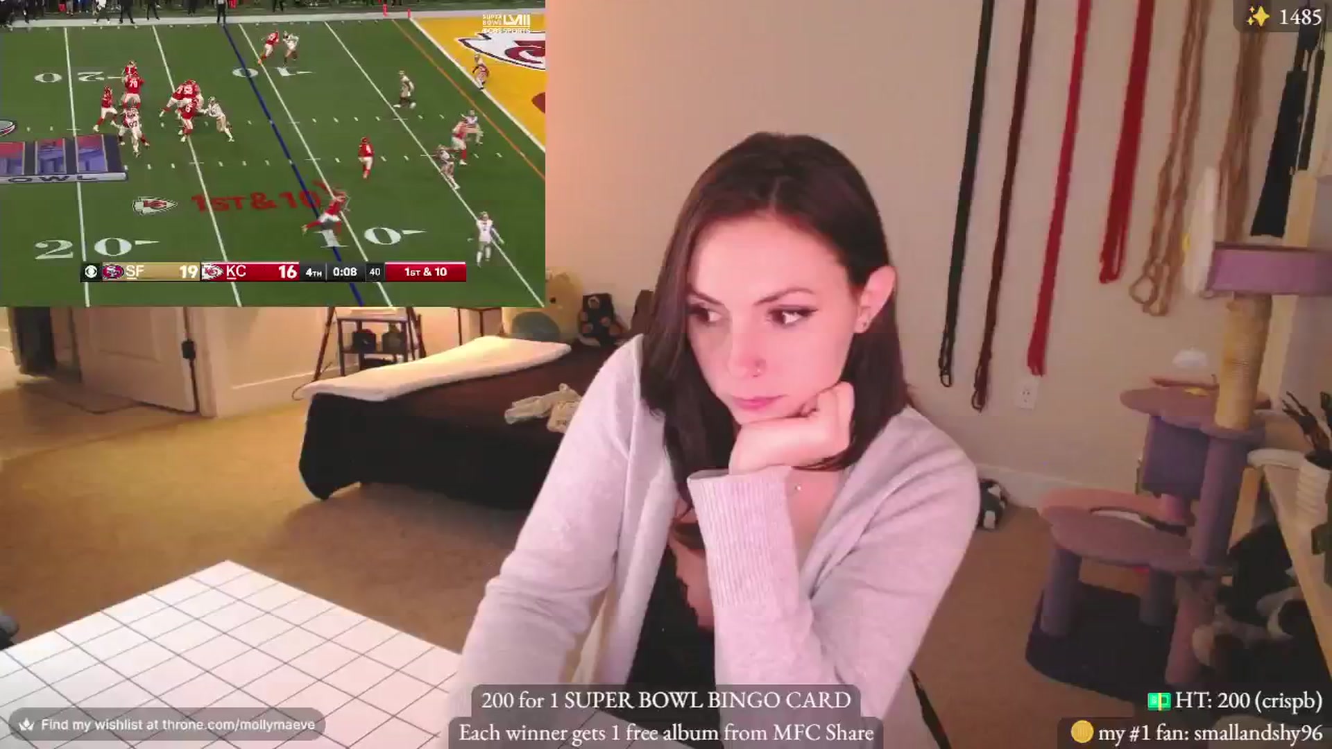 Gallery image thumbnail from MollyMaeve's myfreecams stream on, 02/12/2024, 04:10 image 10 of 20