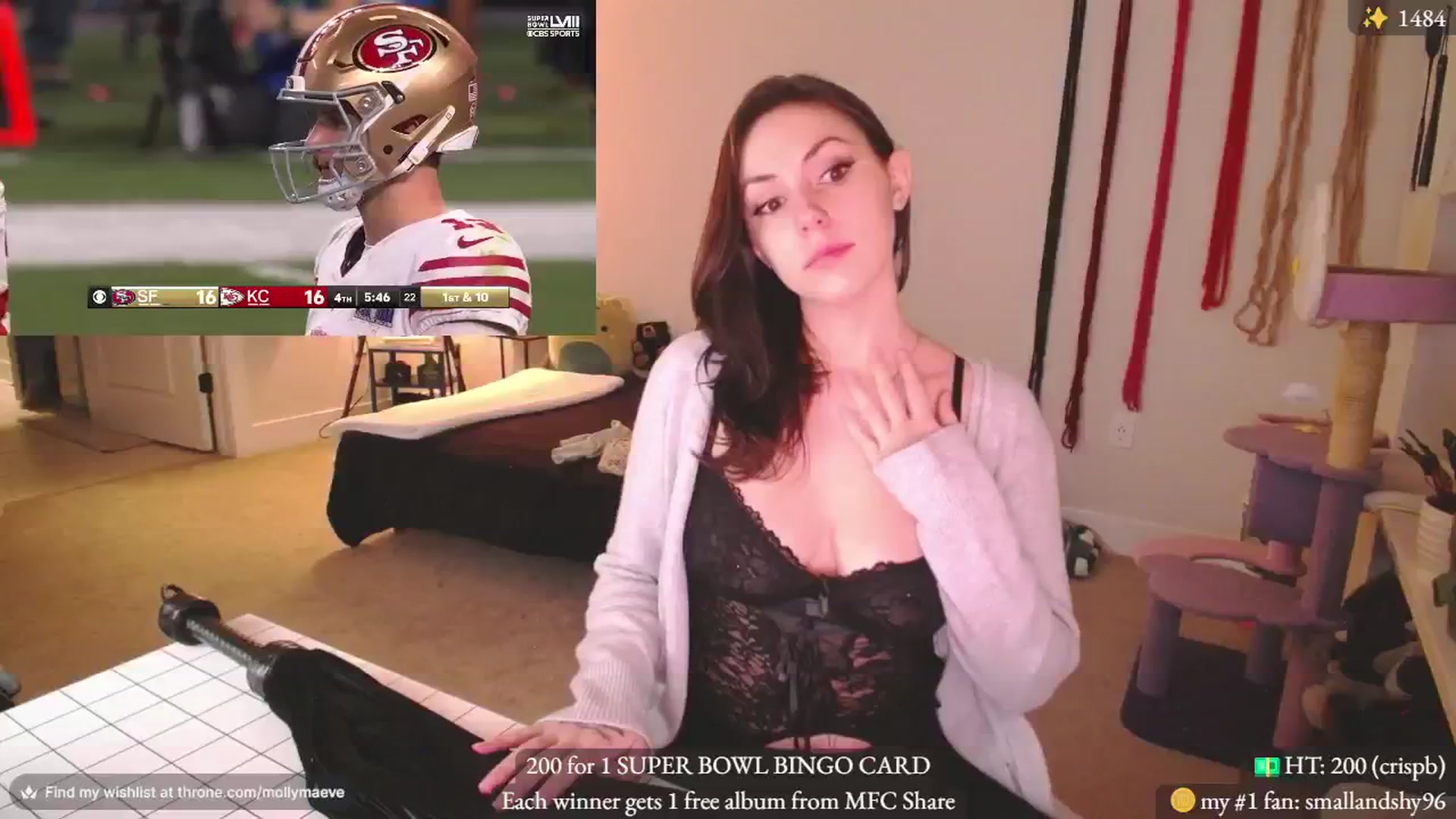 Gallery image thumbnail from MollyMaeve's myfreecams stream on, 02/12/2024, 04:10 image 6 of 20