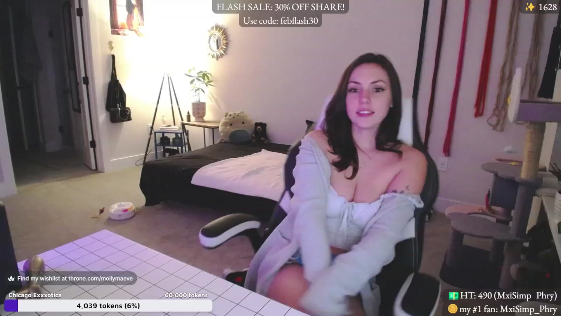 Gallery image thumbnail from MollyMaeve's myfreecams stream on, 02/16/2024, 04:36 image 12 of 20
