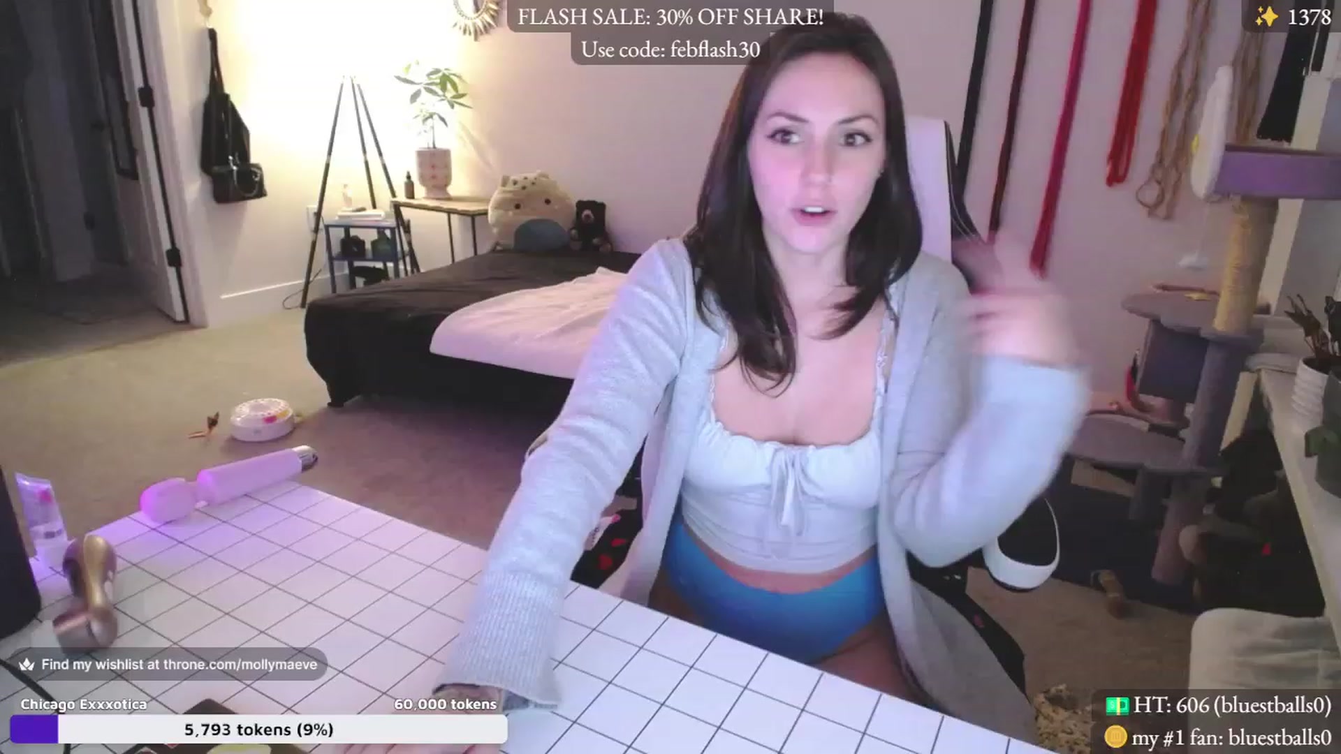 Gallery image thumbnail from MollyMaeve's myfreecams stream on, 02/16/2024, 06:13 image 6 of 20
