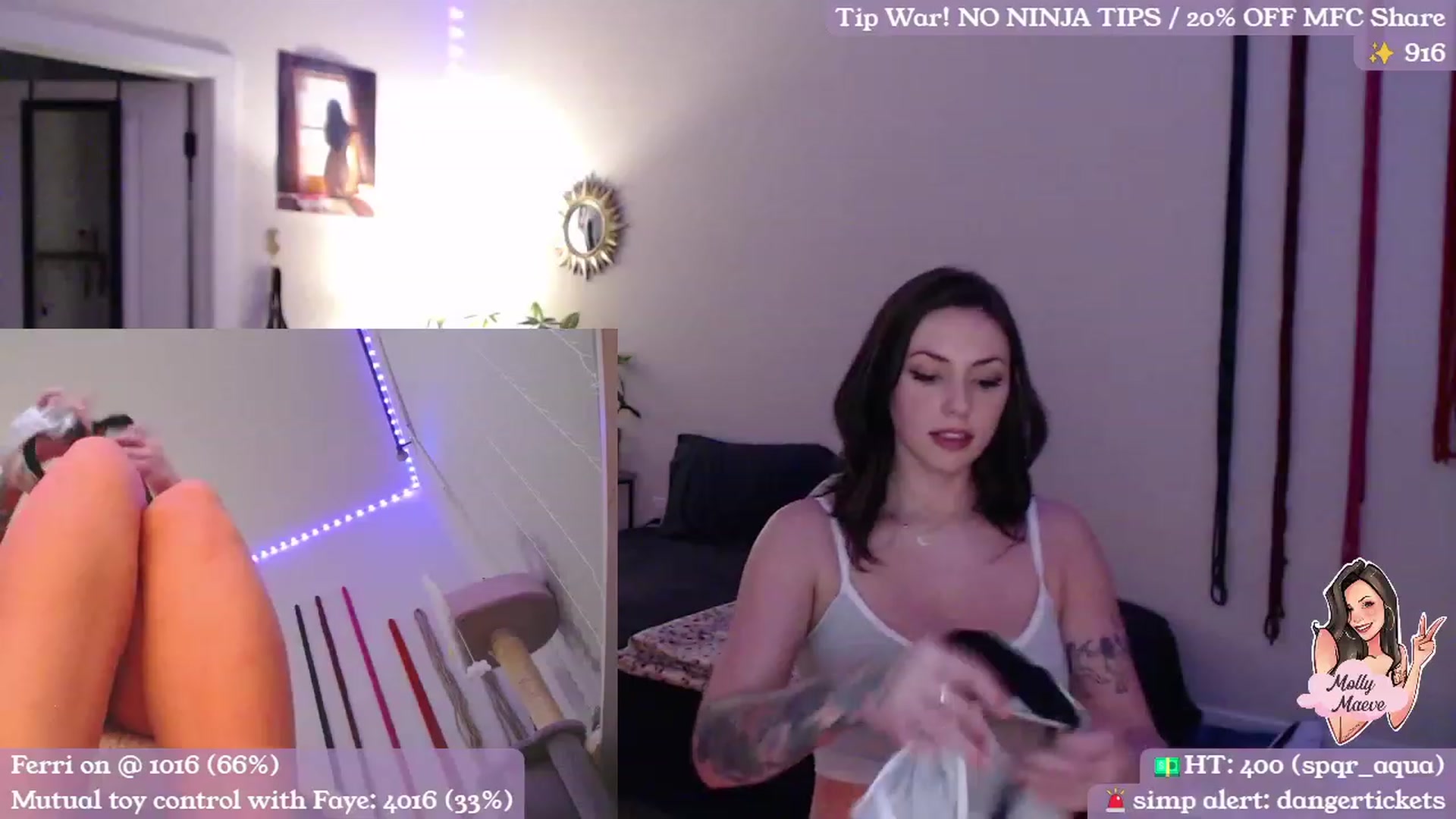 Gallery image thumbnail from MollyMaeve's myfreecams stream on, 03/09/2024, 03:30 image 18 of 20