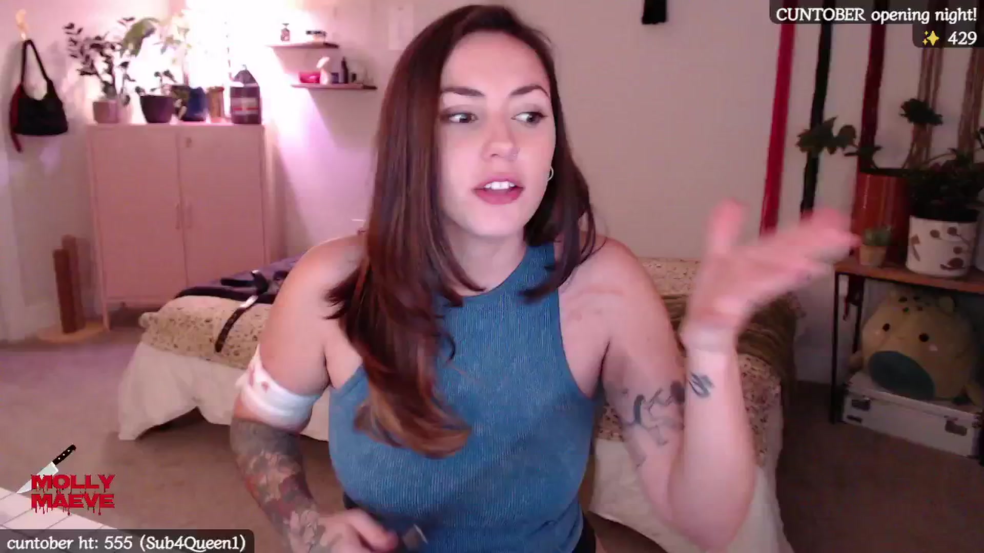 Gallery image thumbnail from MollyMaeve's myfreecams stream on, 10/02/2024, 04:15 image 16 of 20