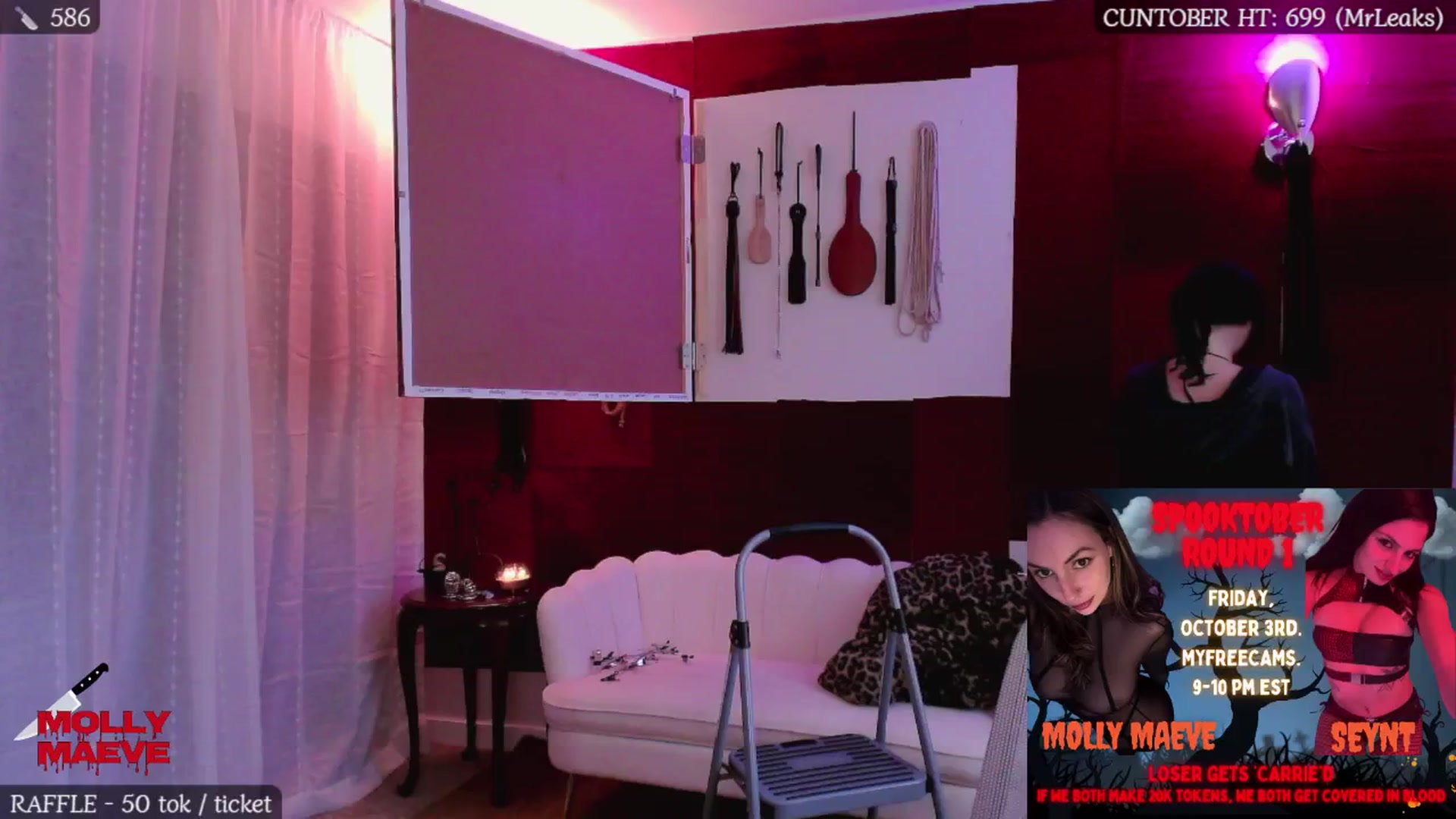Gallery image thumbnail from MollyMaeve's myfreecams stream on, 10/03/2025, 23:38 image 19 of 20