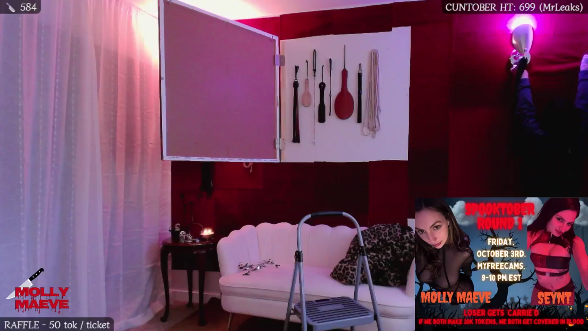 Gallery image thumbnail from MollyMaeve's myfreecams stream on, 10/03/2025, 23:38 image 16 of 20