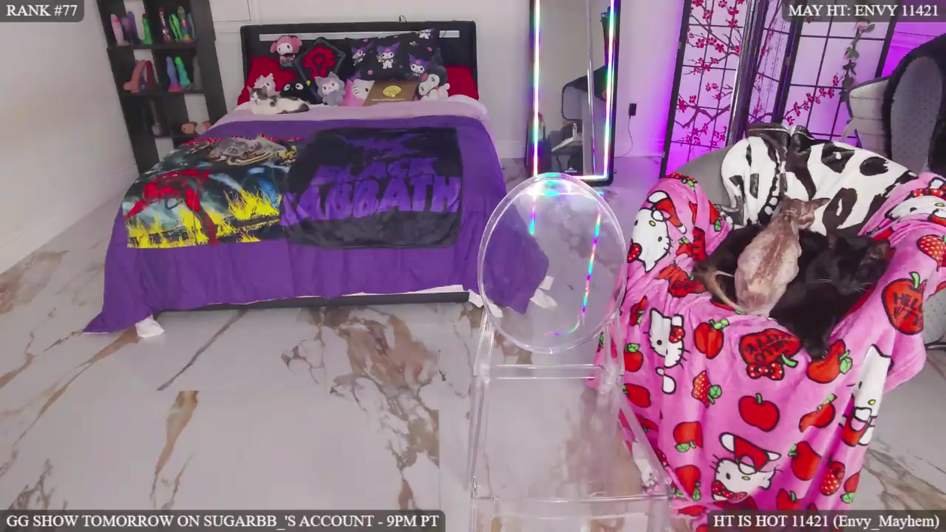 Gallery image thumbnail from MollyMayhem's myfreecams stream on, 05/29/2026, 07:21 image 7 of 20