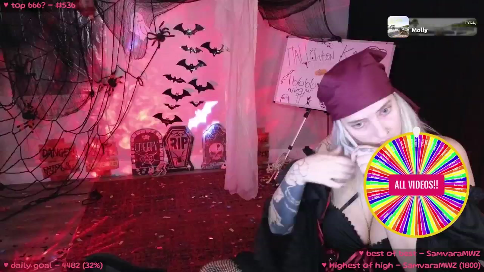 Gallery image thumbnail from MollyMeowz's myfreecams stream on, 10/27/2024, 02:06 image 9 of 20