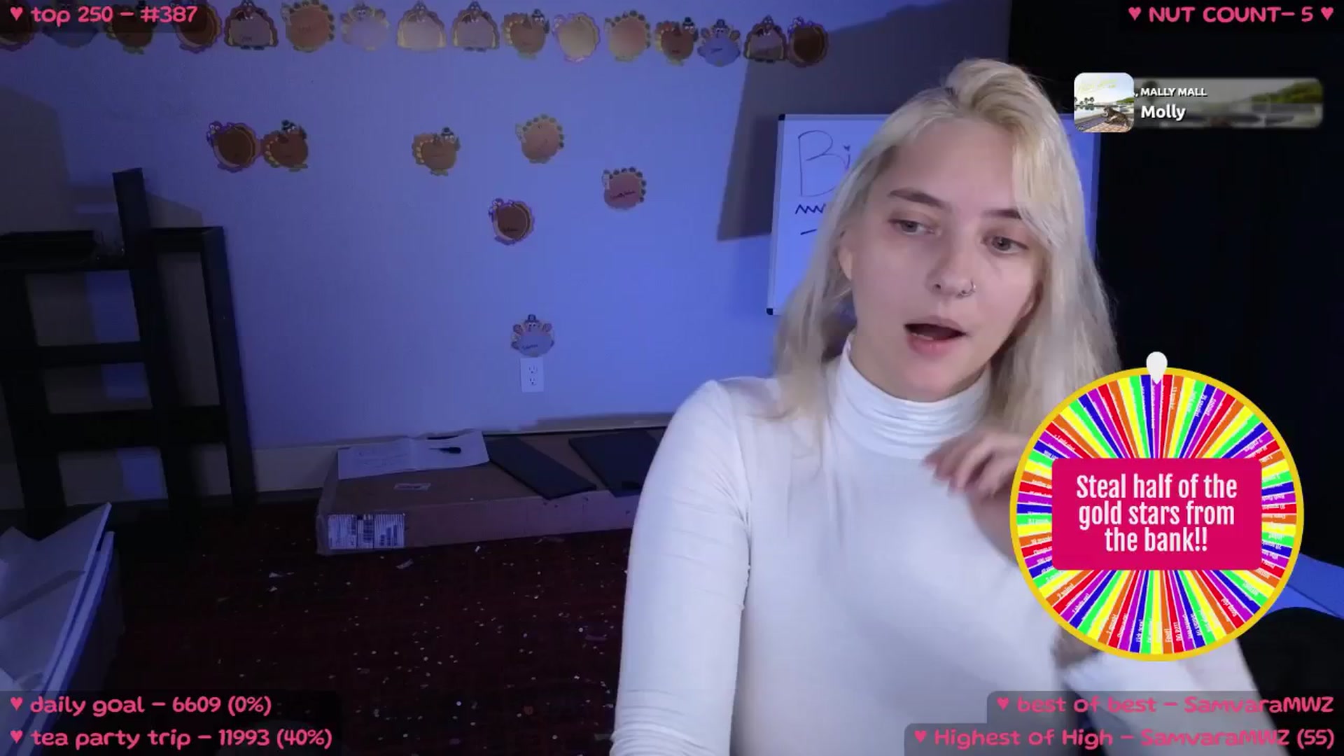 Gallery image thumbnail from MollyMeowz's myfreecams stream on, 11/17/2024, 02:28 image 6 of 20
