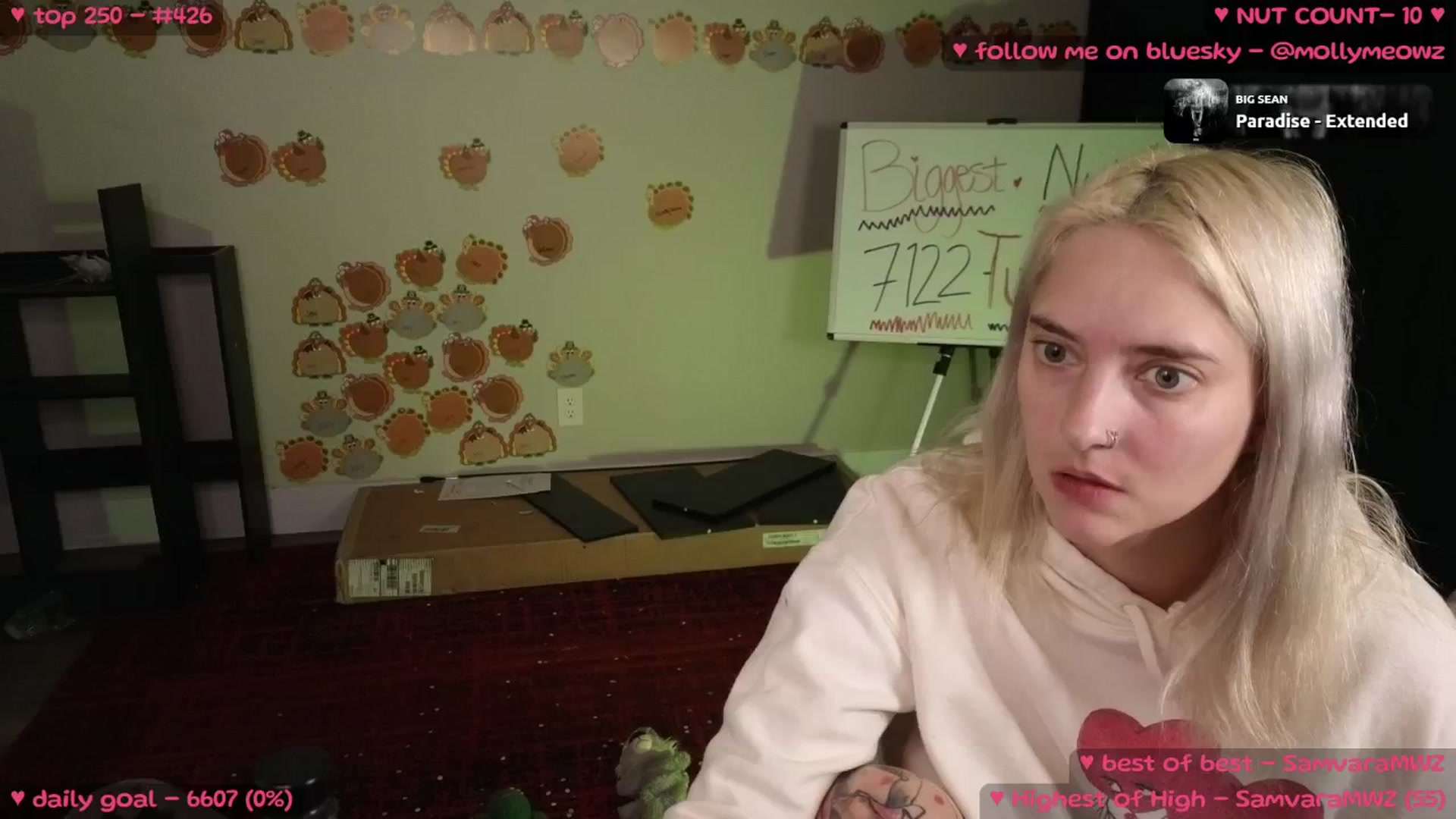 Gallery image thumbnail from MollyMeowz's myfreecams stream on, 11/22/2024, 04:31 image 2 of 20