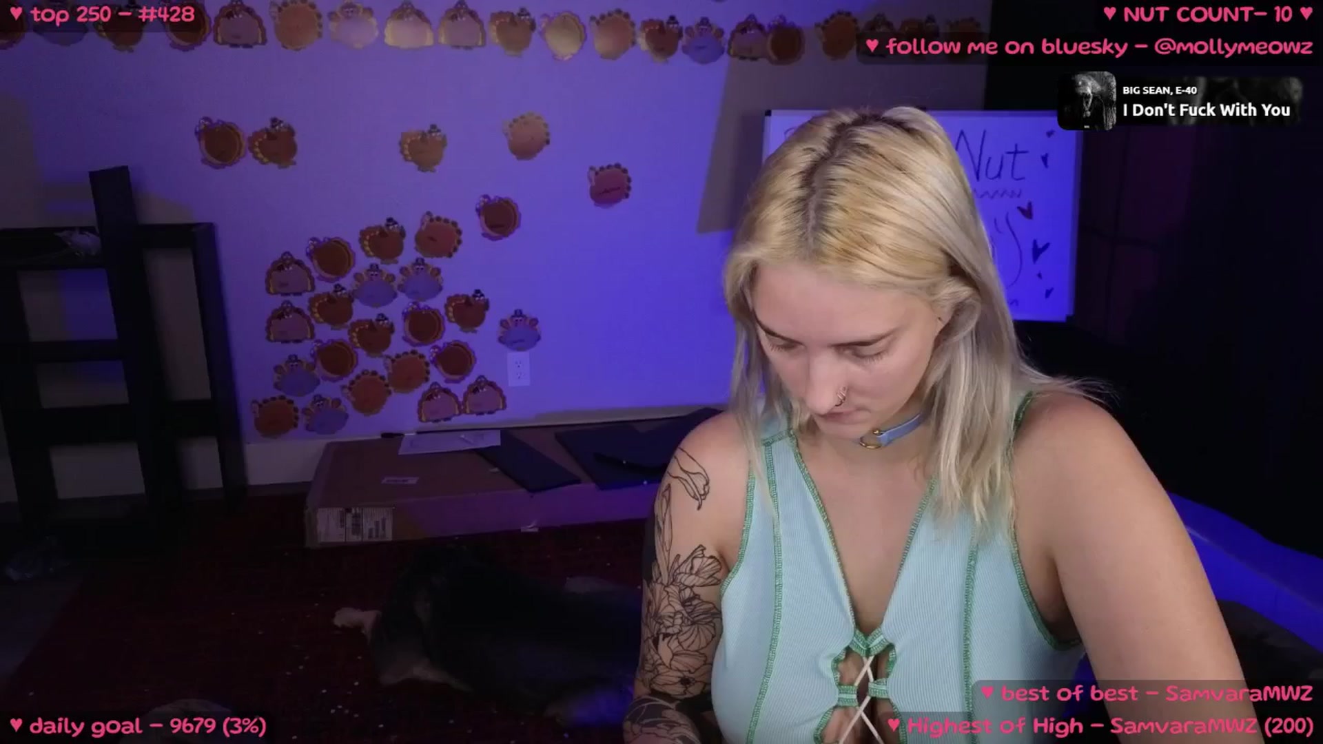 Gallery image thumbnail from MollyMeowz's myfreecams stream on, 11/23/2024, 24:53 image 7 of 20