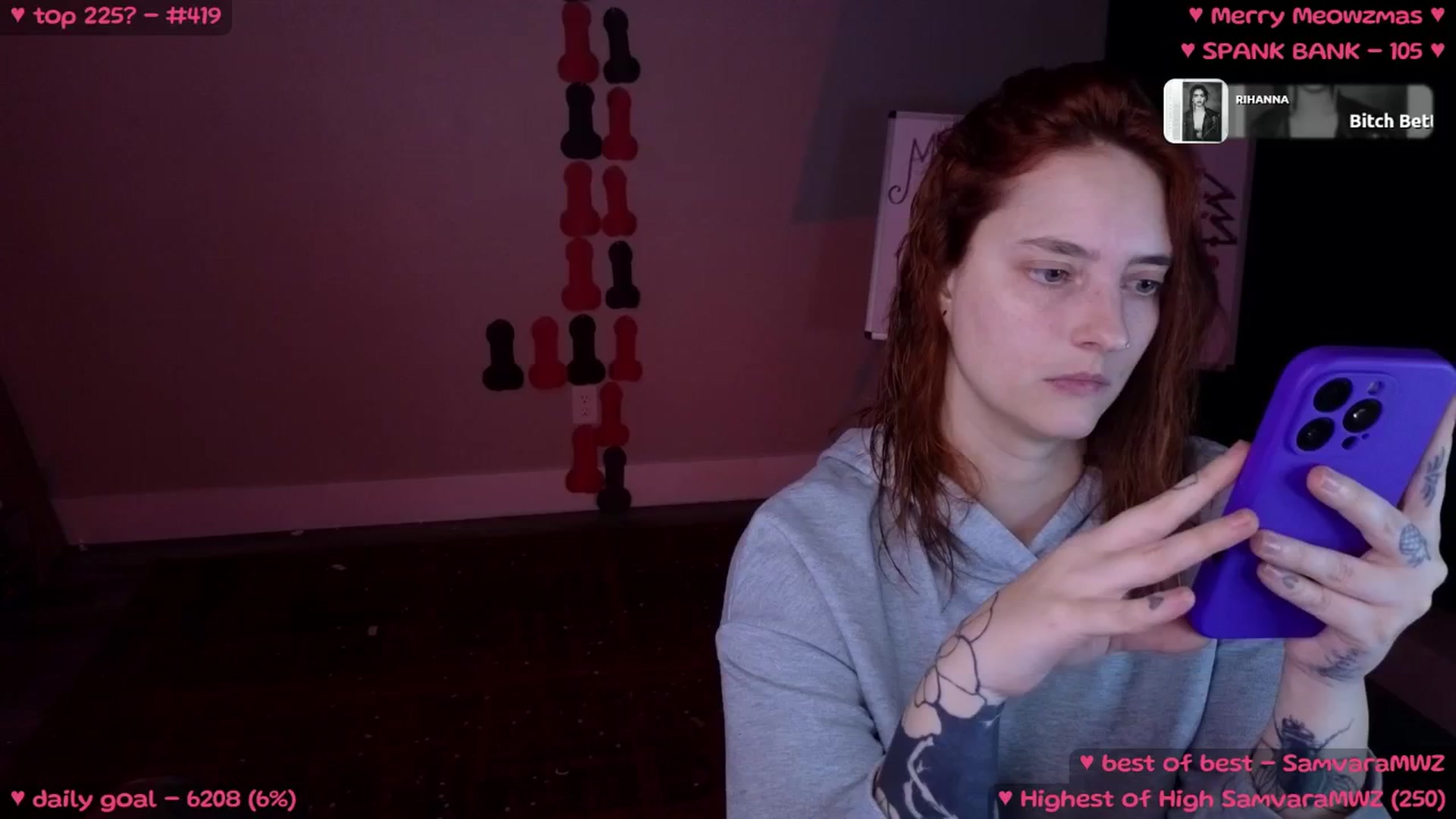 Gallery image thumbnail from MollyMeowz's myfreecams stream on, 12/11/2024, 02:38 image 6 of 20