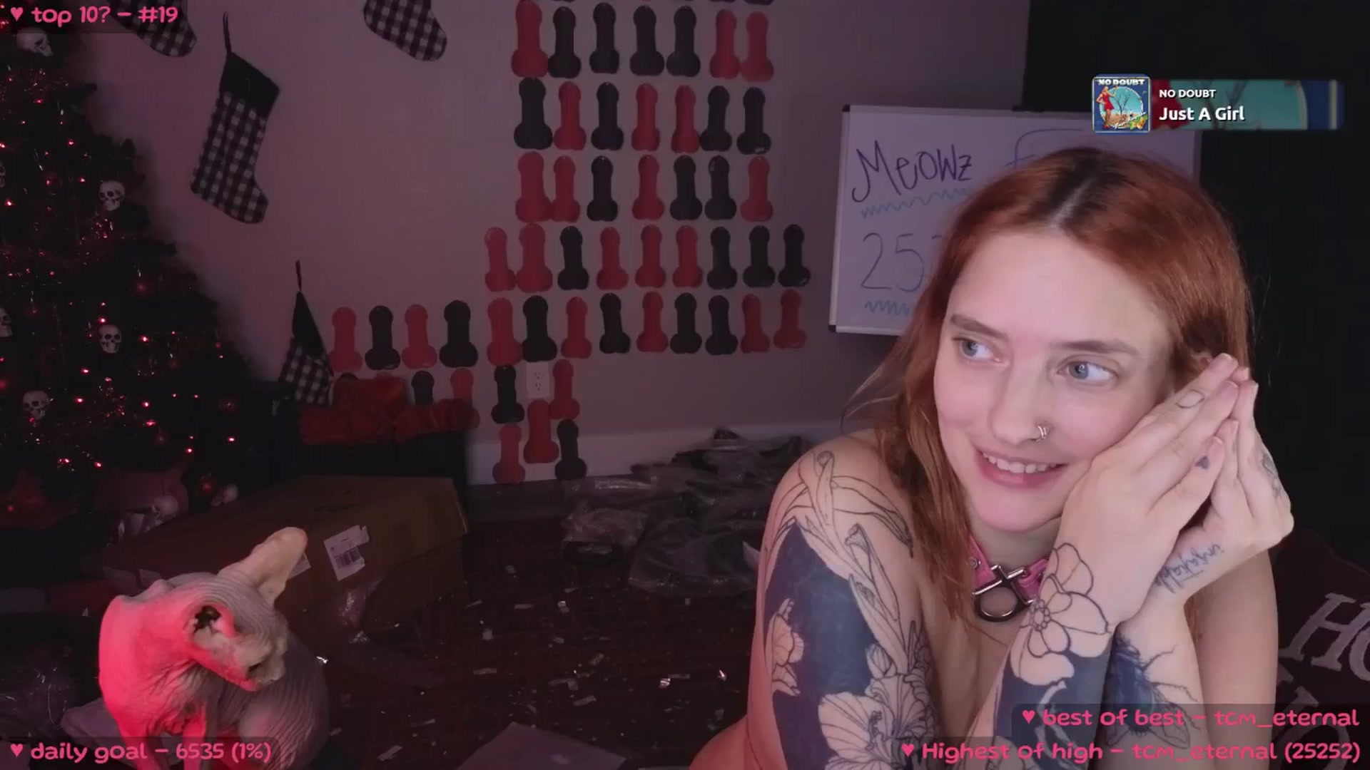 Gallery image thumbnail from MollyMeowz's myfreecams stream on, 01/02/2025, 01:20 image 5 of 20